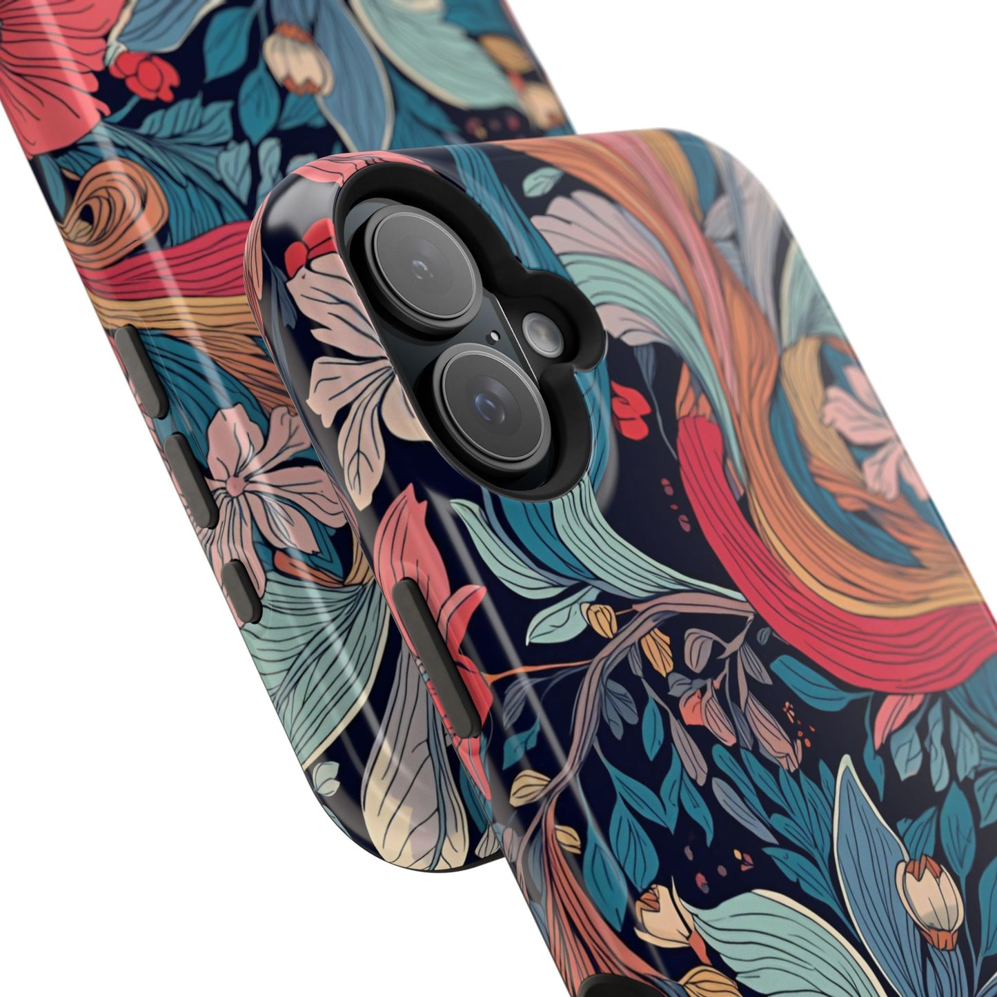 Floral Charm (MagSafe version): Fashion Phone Case for iPhone