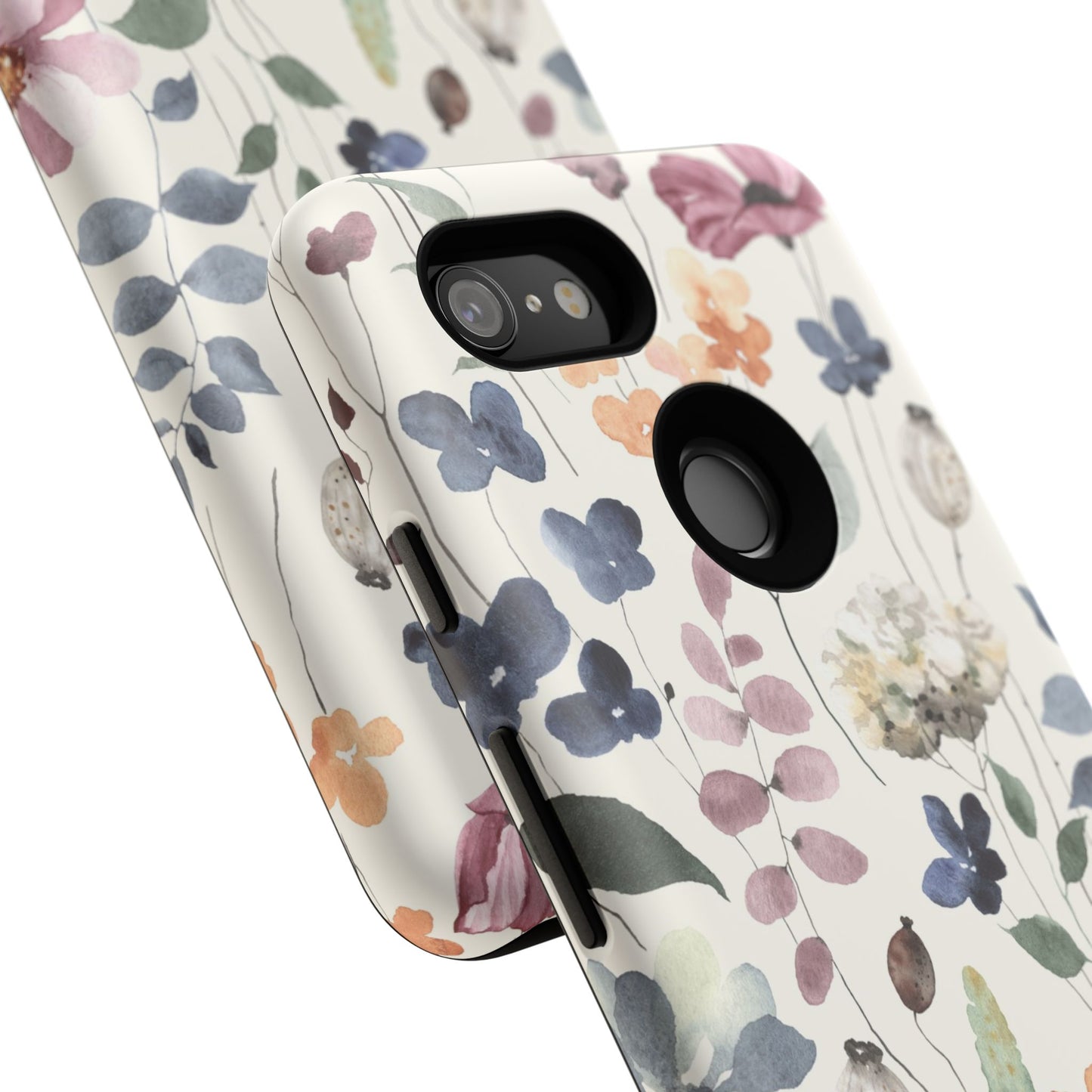 Floral prints phone case for iPhone, Samsung Galaxy and Pixel devices