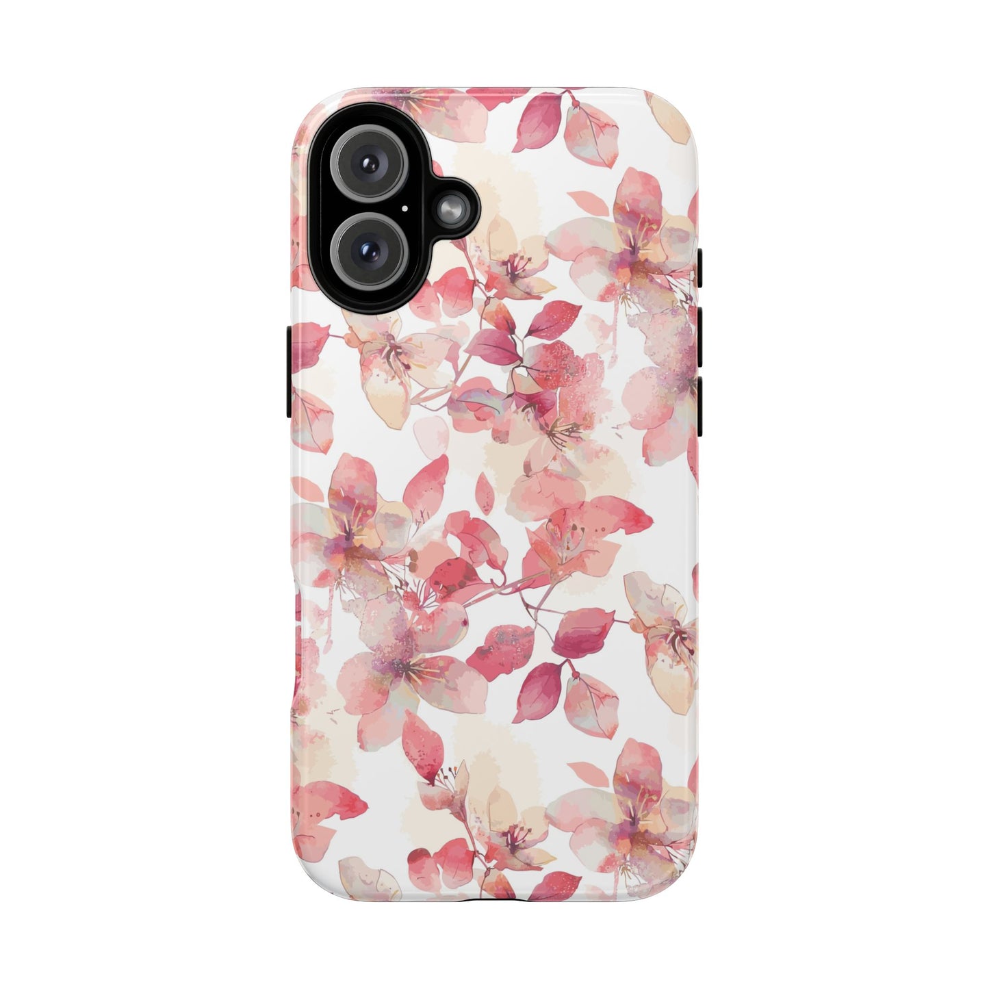 Watercolor Flowers: Tough Case for iPhone, Samsung Galaxy and Google Pixel devices