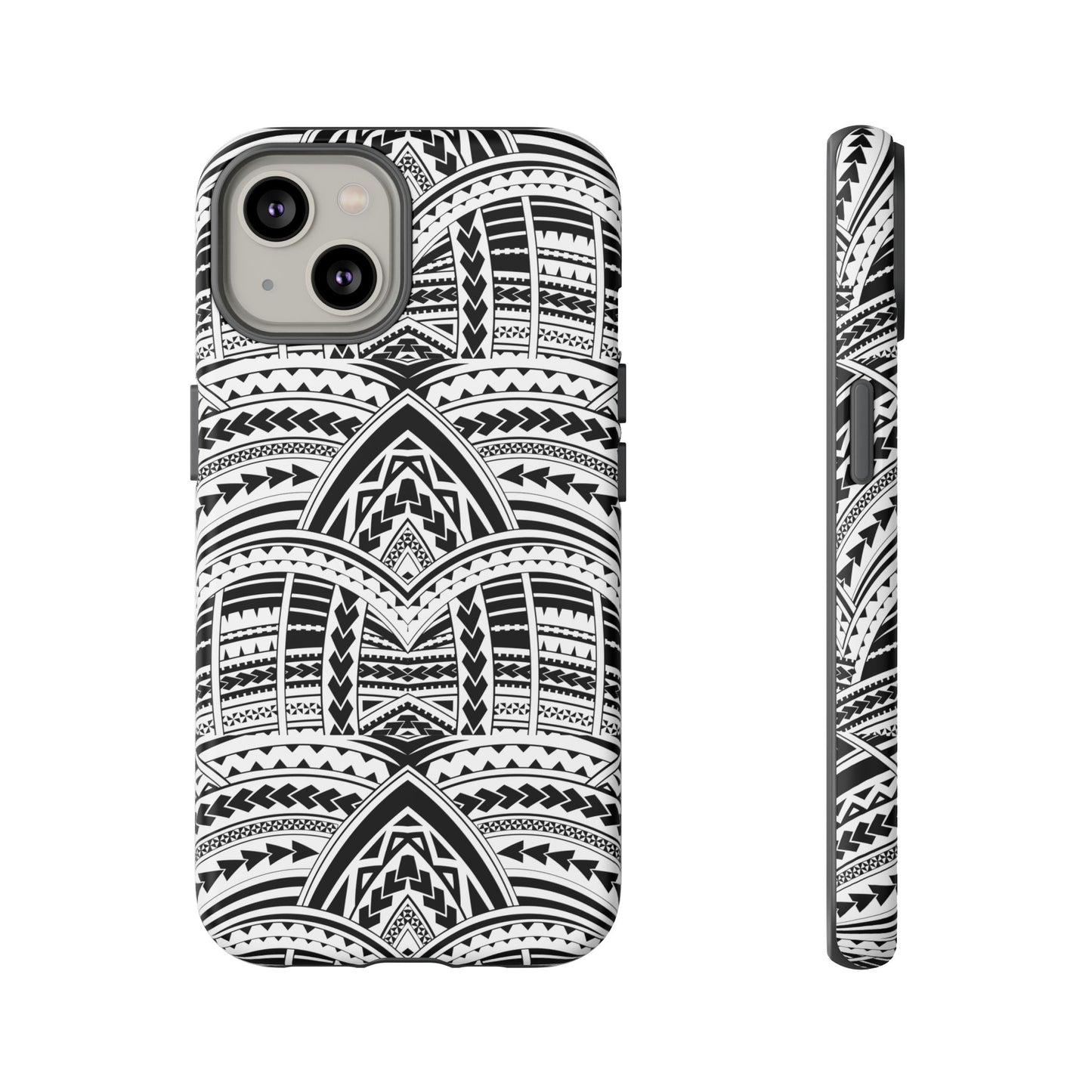 Tatoeage: telefoonhoesje met tribalpatroon voor iPhone, Samsung Galaxy en Google Pixel
