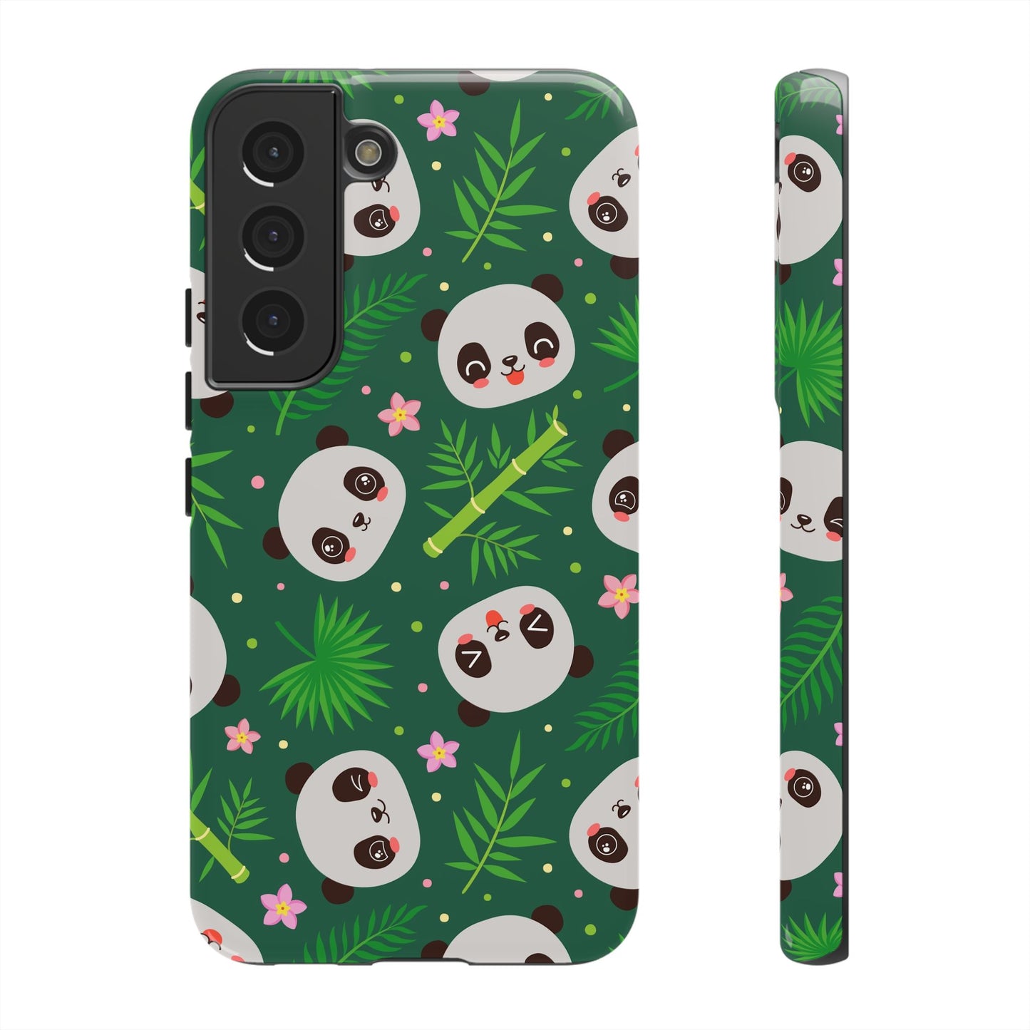 Cute Panda: Tough Case for iPhone, Samsung Galaxy and Google Pixel devices