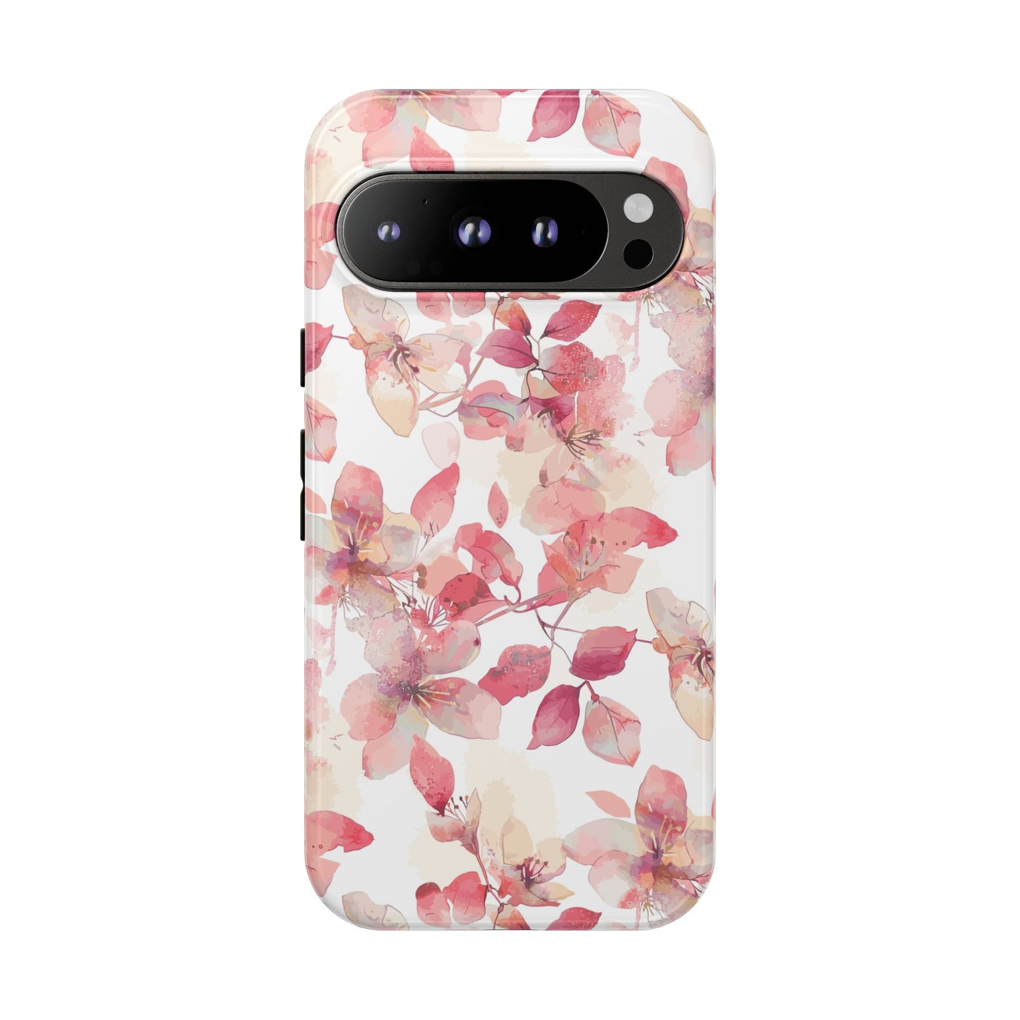 Watercolor Flowers: Tough Case for iPhone, Samsung Galaxy and Google Pixel devices