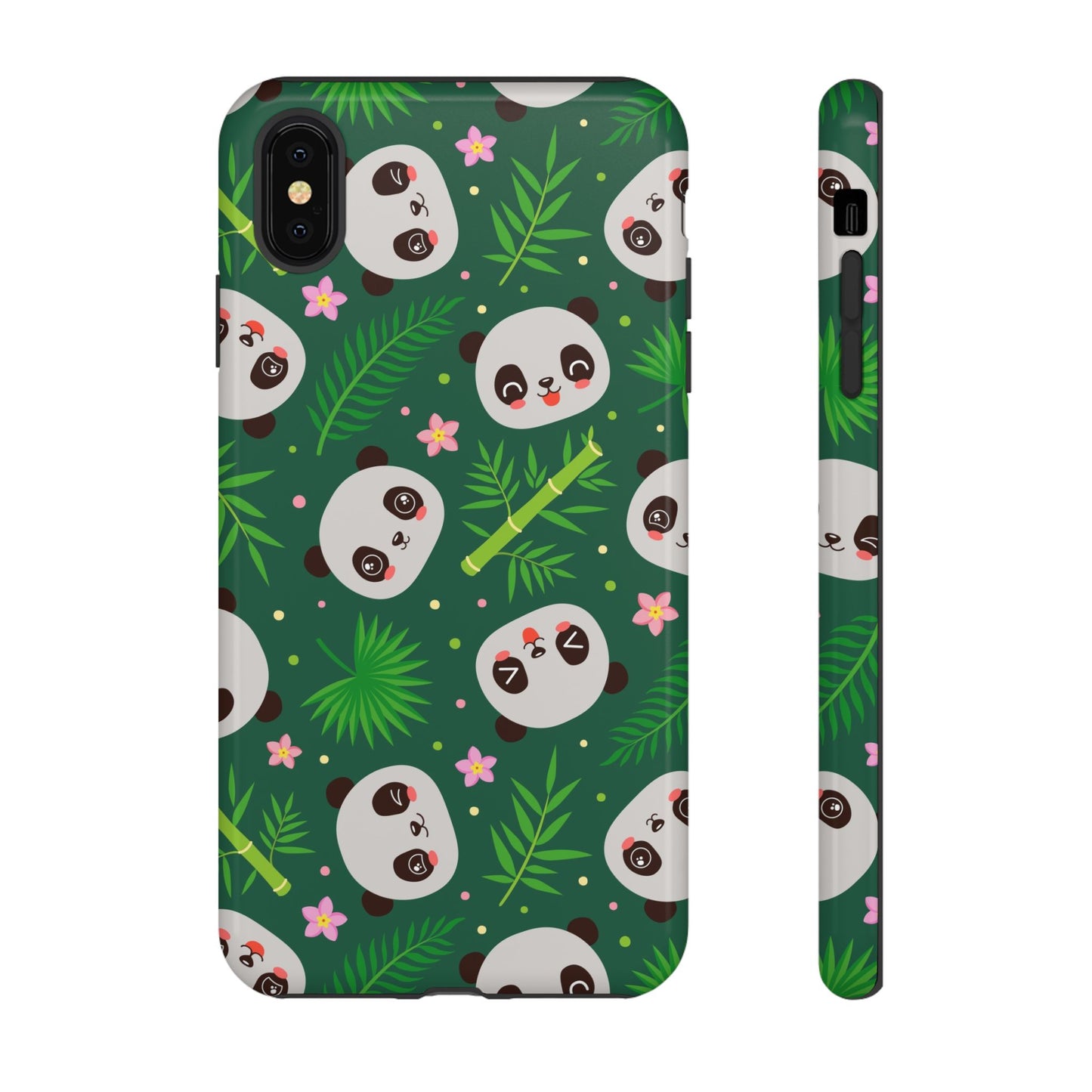 Cute Panda: Tough Case for iPhone, Samsung Galaxy and Google Pixel devices