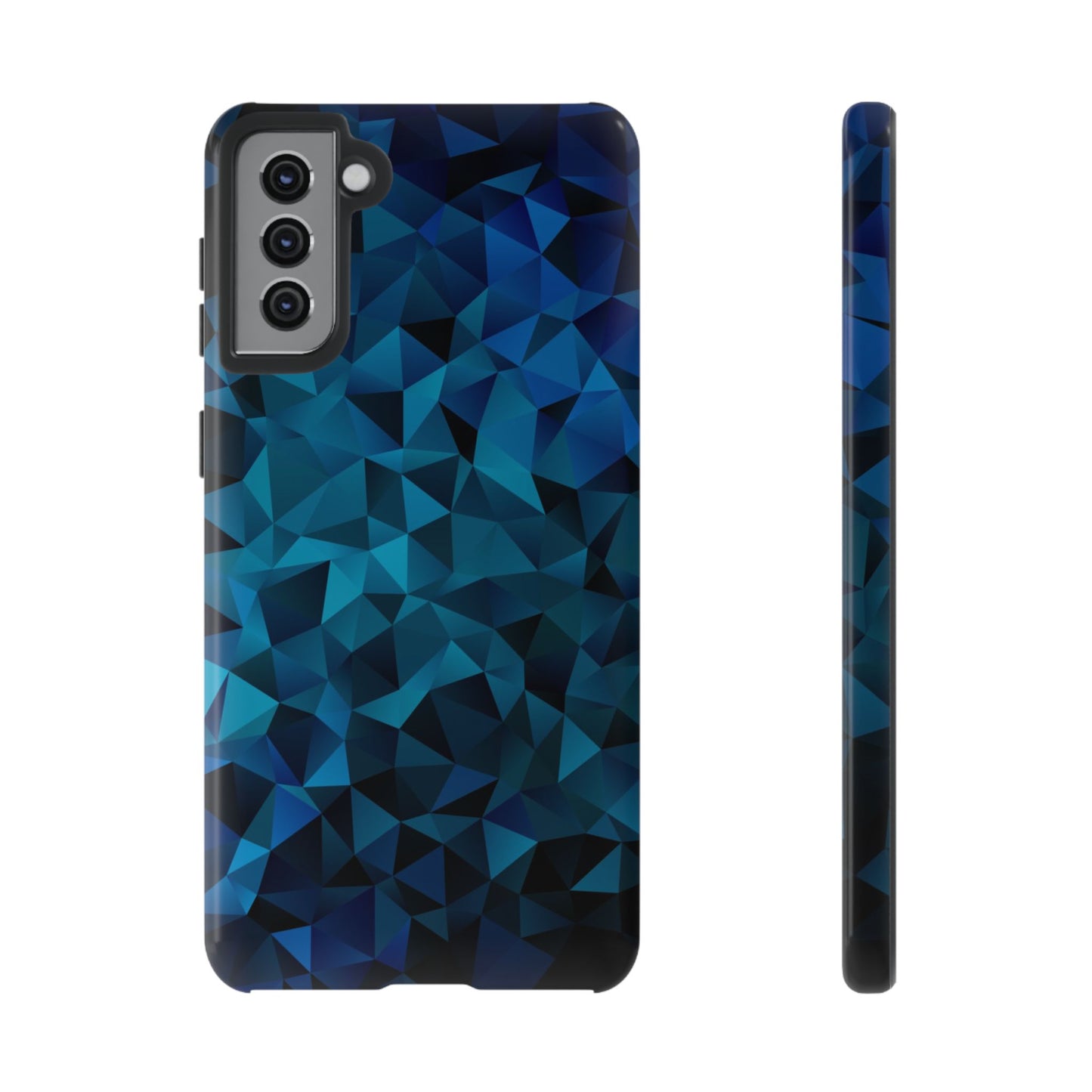 Blue Diamonds: Phone Case with Elegant Prints for iPhone, Samsung Galaxy and Google Pixel devices