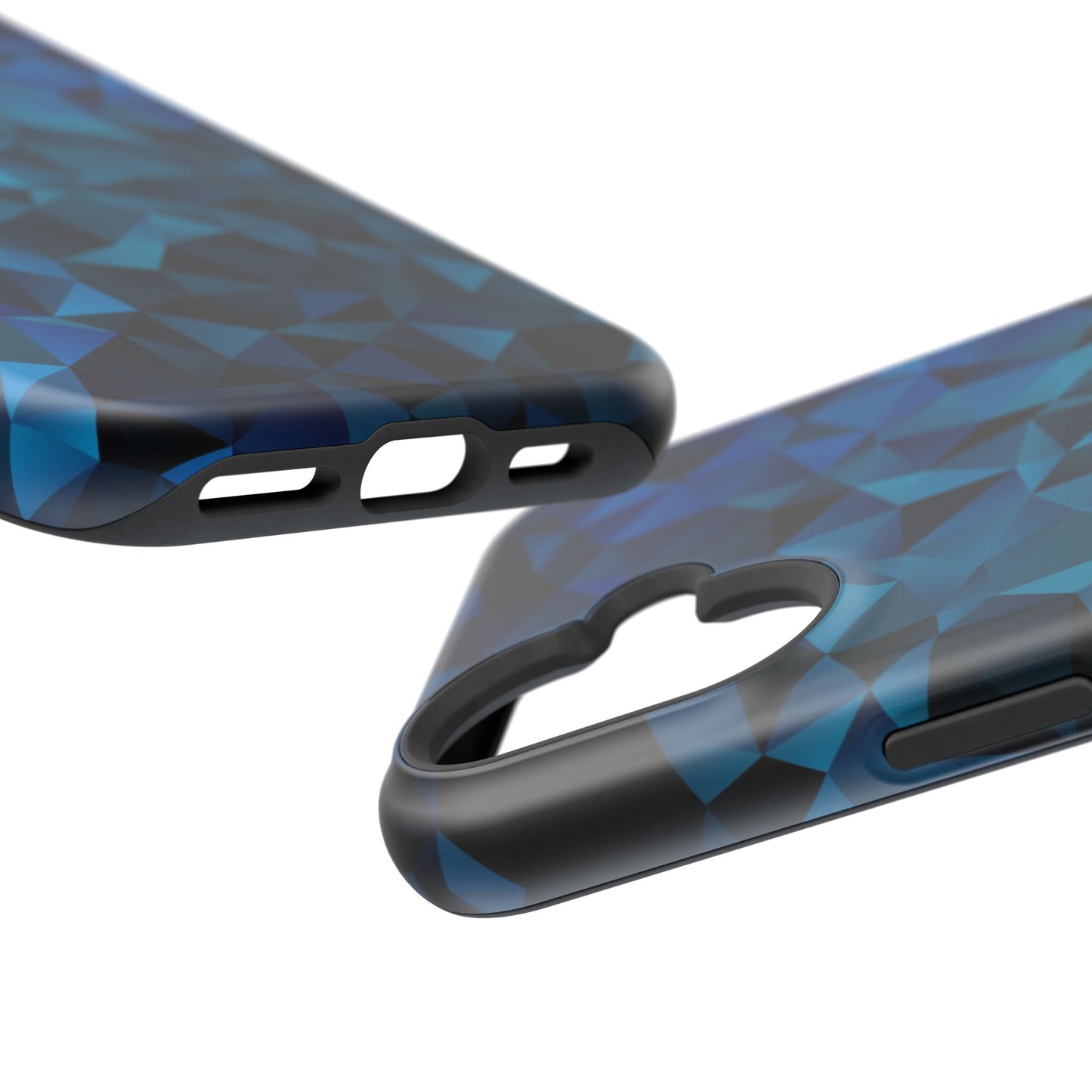 Blue Diamonds (MagSafe version): Elegant phone case for iPhone