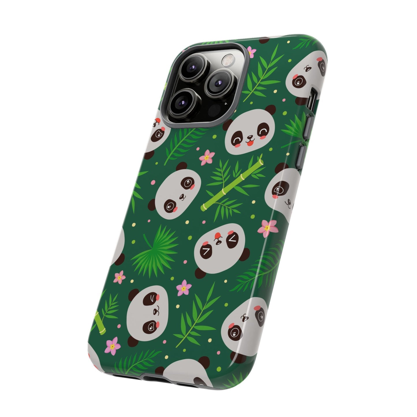 Cute Panda: Tough Case for iPhone, Samsung Galaxy and Google Pixel devices