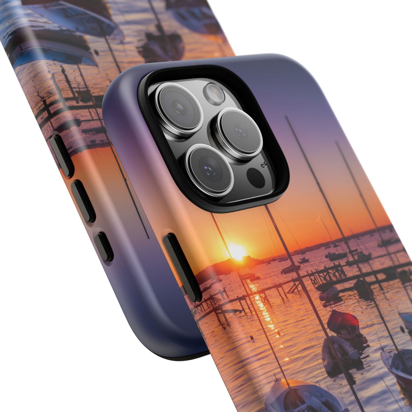 Fortune Favors the Bold: Sunset Sail Phone Case for iPhone, Samsung Galaxy and Google Pixel devices
