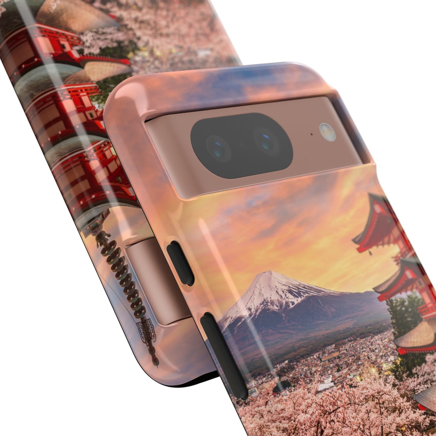 Cherry Blossoms Mt. Fuji phone case for iPhone, Galaxy and Pixel devices