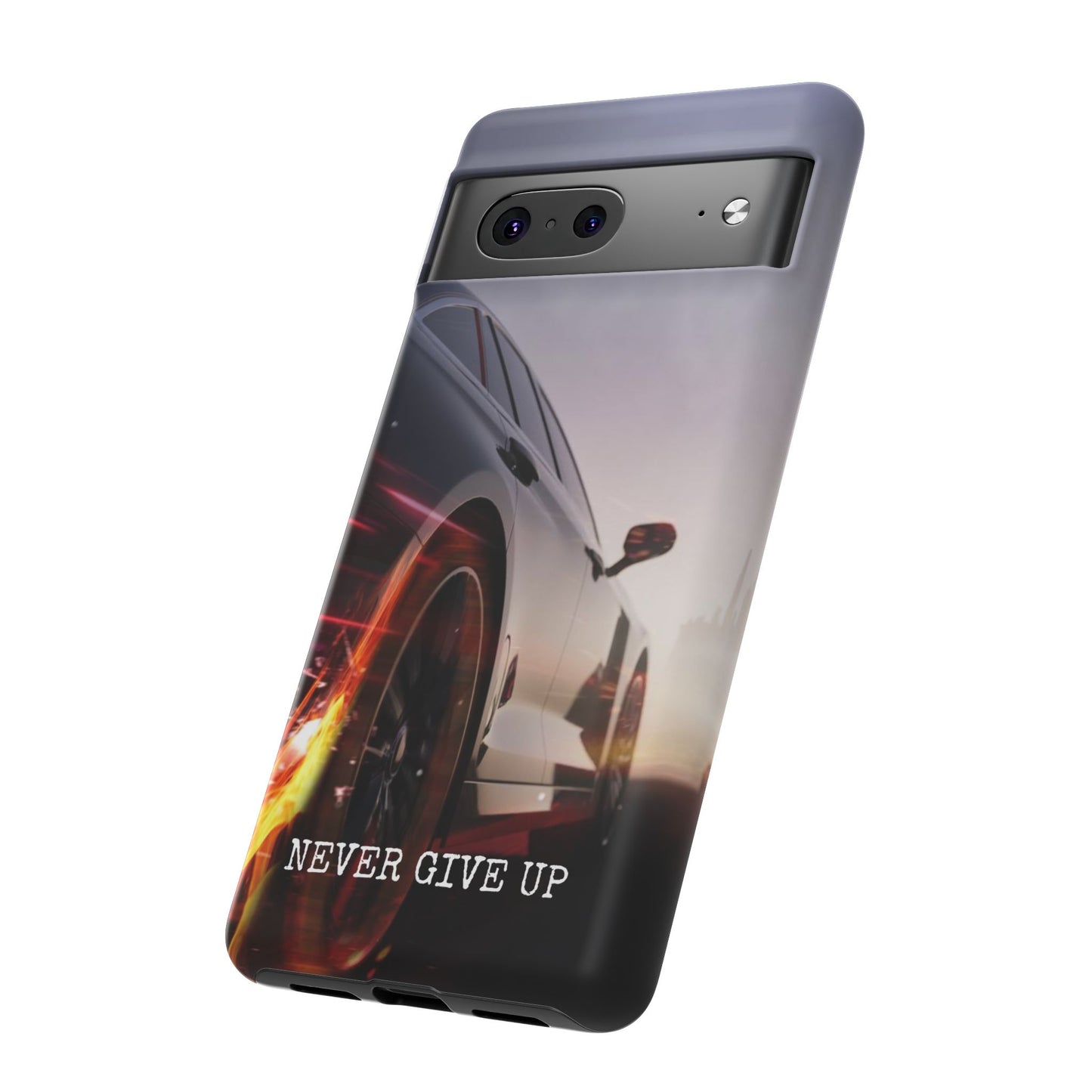 Never Give Up v2: Tough Case for iPhone, Samsung Galaxy and Google Pixel