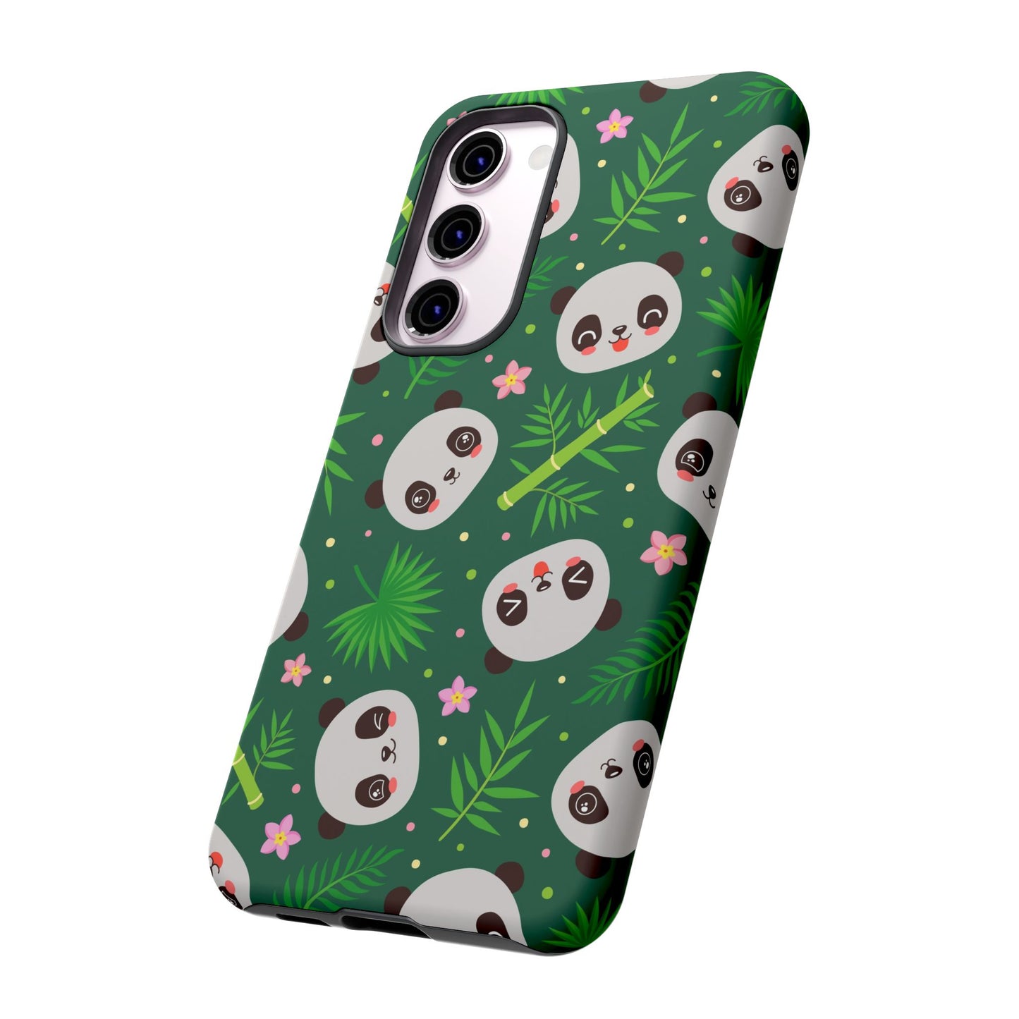 Cute Panda: Tough Case for iPhone, Samsung Galaxy and Google Pixel devices
