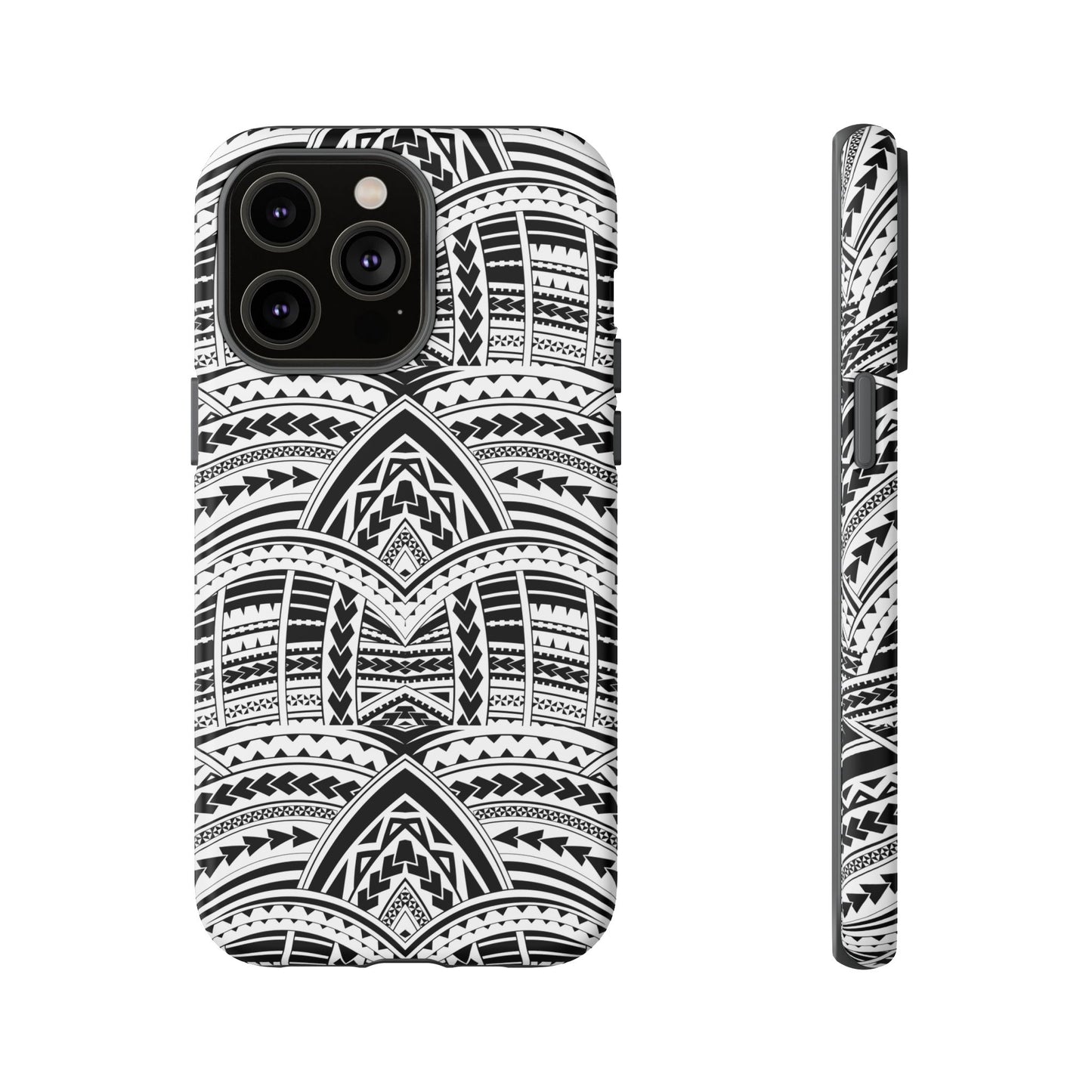 Tatoeage: telefoonhoesje met tribalpatroon voor iPhone, Samsung Galaxy en Google Pixel
