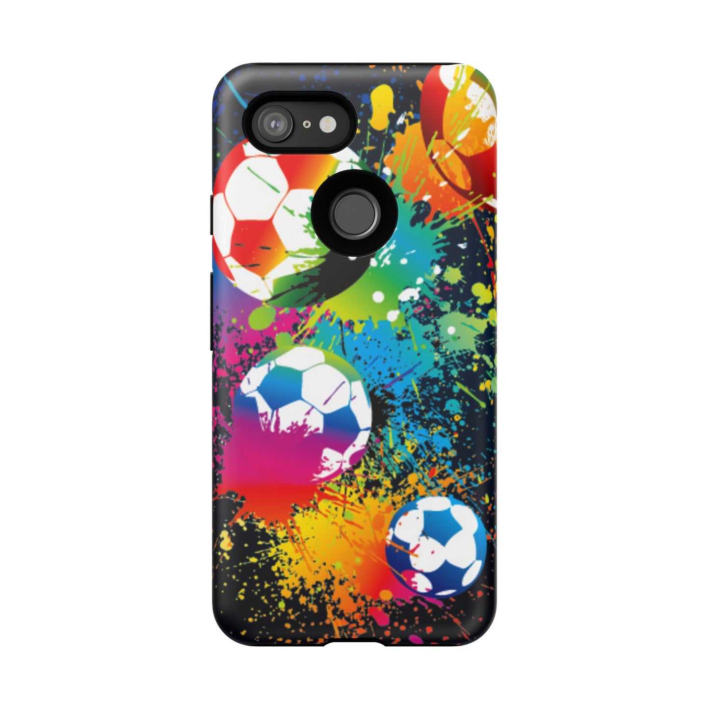 Footballer's Phone Case: Vibrant Case for iPhone, Samsung Galaxy and Google Pixel devices