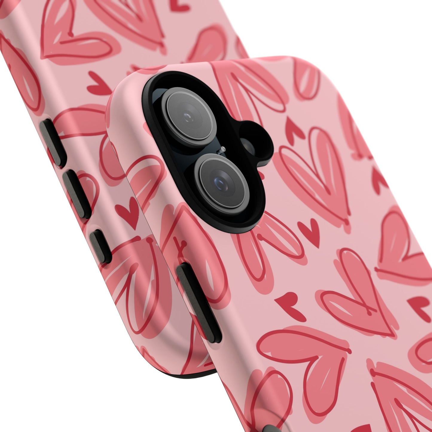 Hearts: Tough Case for iPhone, Samsung Galaxy and Google Pixel devices