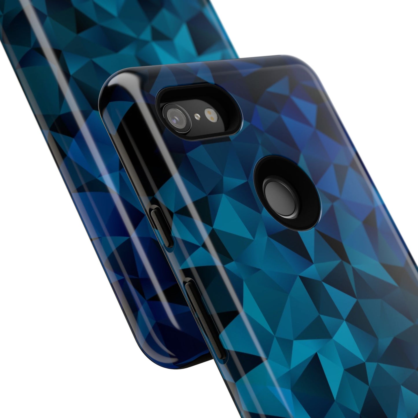 Blue Diamonds: Phone Case with Elegant Prints for iPhone, Samsung Galaxy and Google Pixel devices