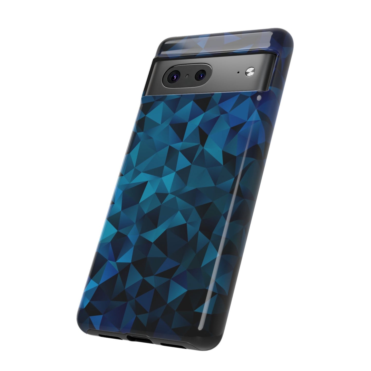 Blue Diamonds: Phone Case with Elegant Prints for iPhone, Samsung Galaxy and Google Pixel devices