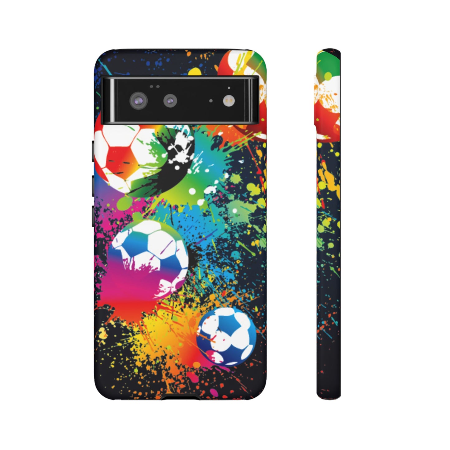 Footballer's Phone Case: Vibrant Case for iPhone, Samsung Galaxy and Google Pixel devices