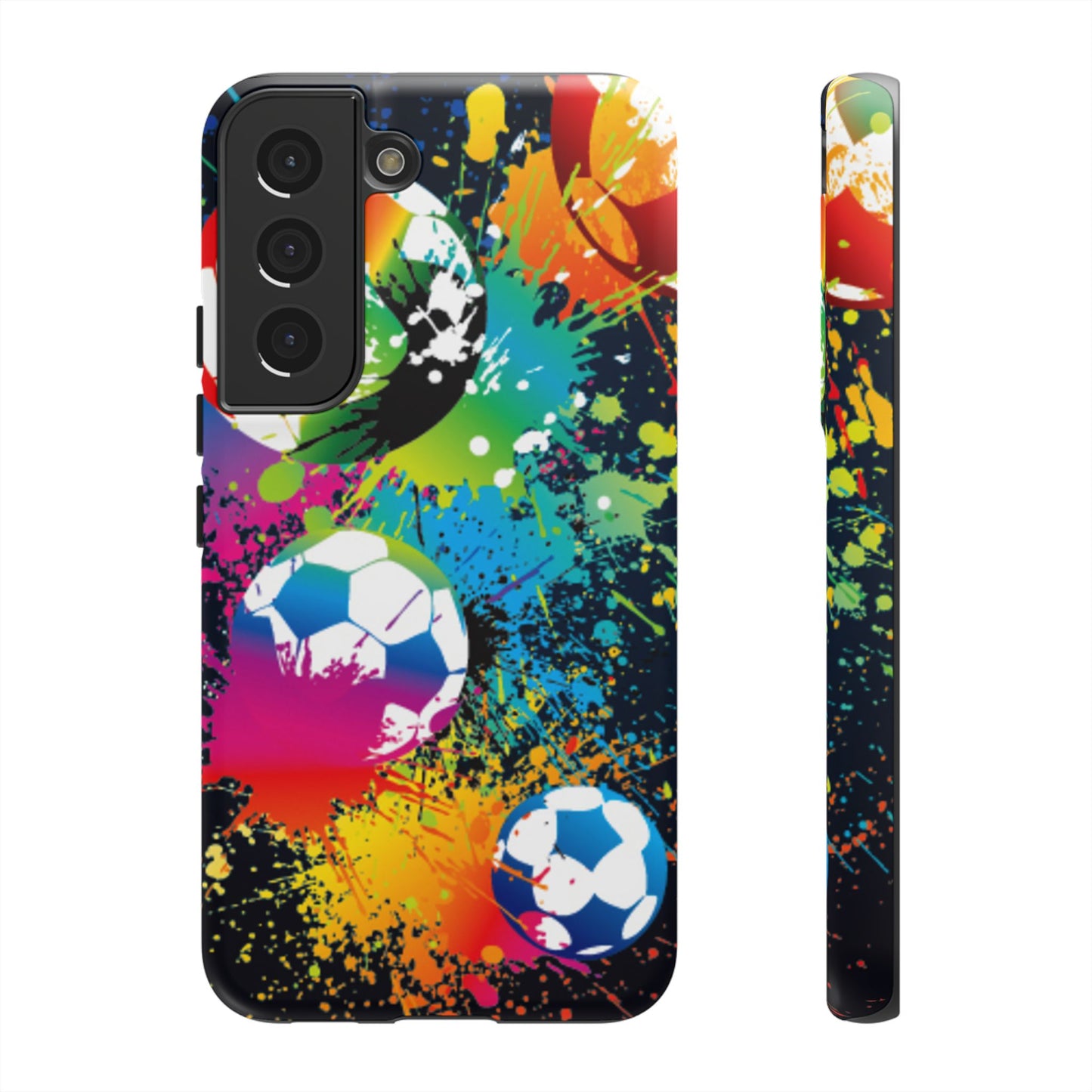 Footballer's Phone Case: Vibrant Case for iPhone, Samsung Galaxy and Google Pixel devices