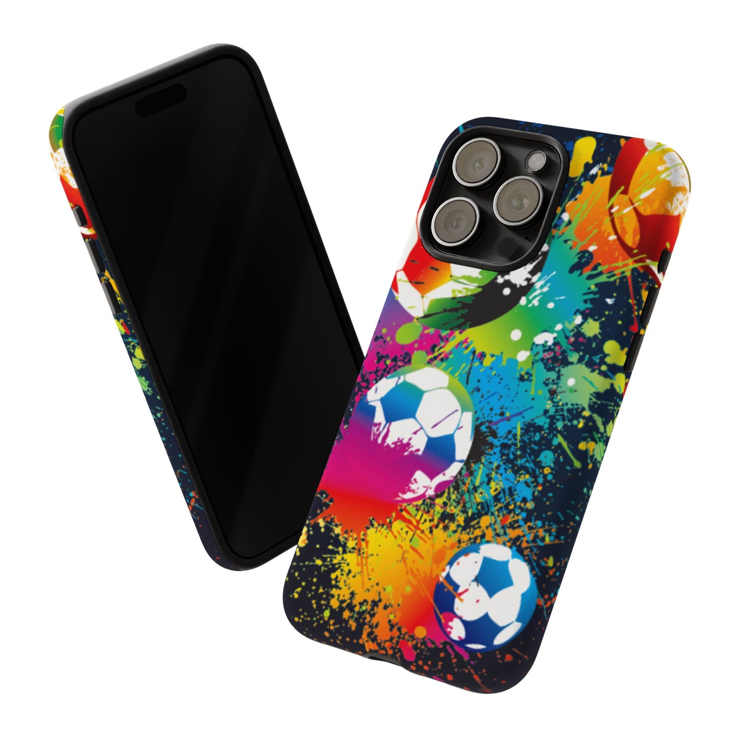 Footballer's Phone Case: Vibrant Case for iPhone, Samsung Galaxy and Google Pixel devices