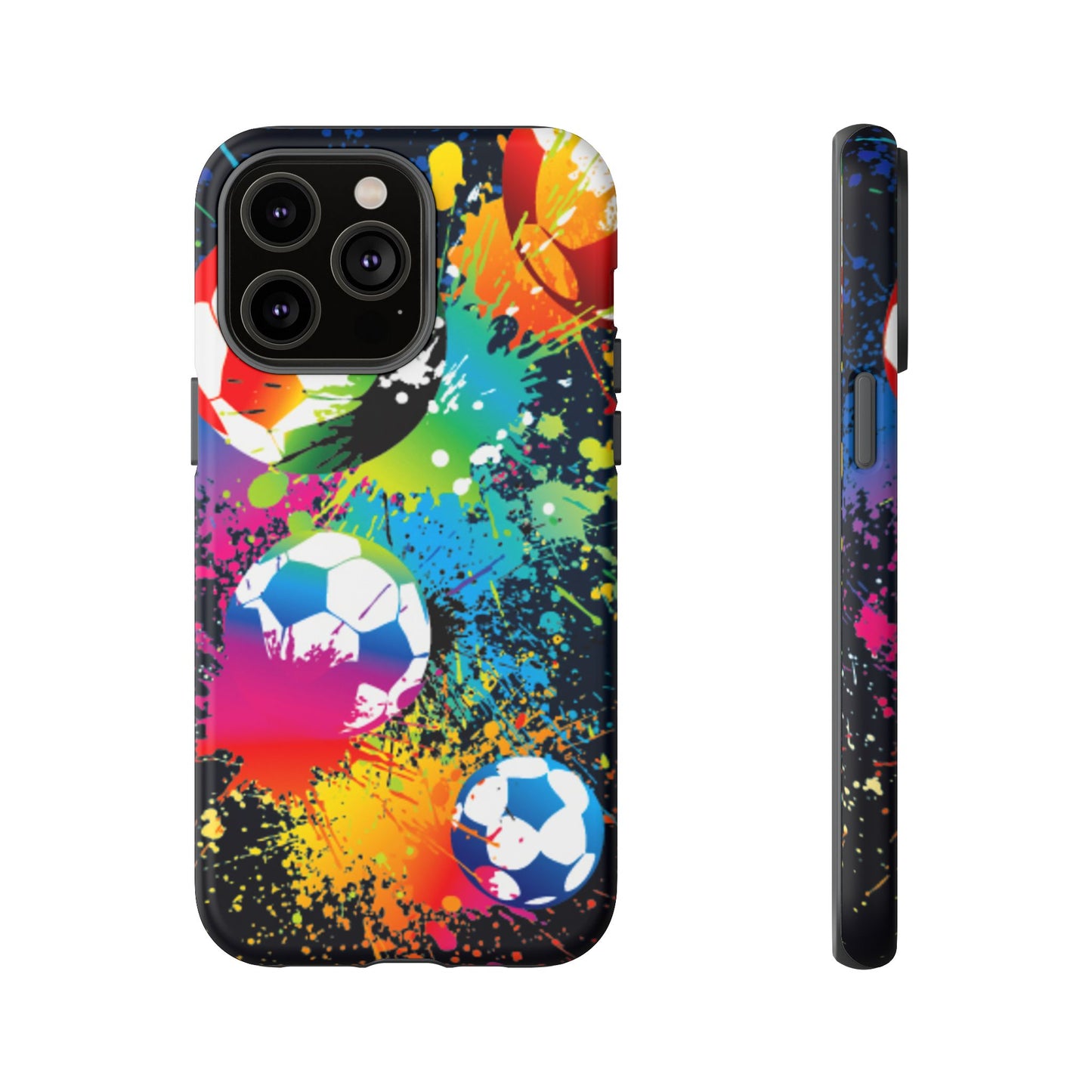 Footballer's Phone Case: Vibrant Case for iPhone, Samsung Galaxy and Google Pixel devices