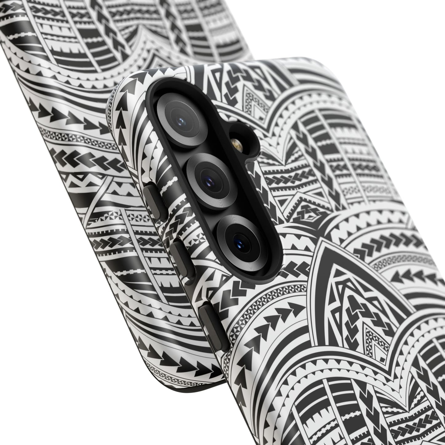 Tatoeage: telefoonhoesje met tribalpatroon voor iPhone, Samsung Galaxy en Google Pixel