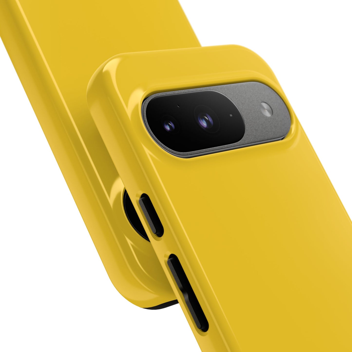 Luscious Yellow: Plain Sunburst-Inspired Color for iPhone, Samsung Galaxy and Google Pixel devices