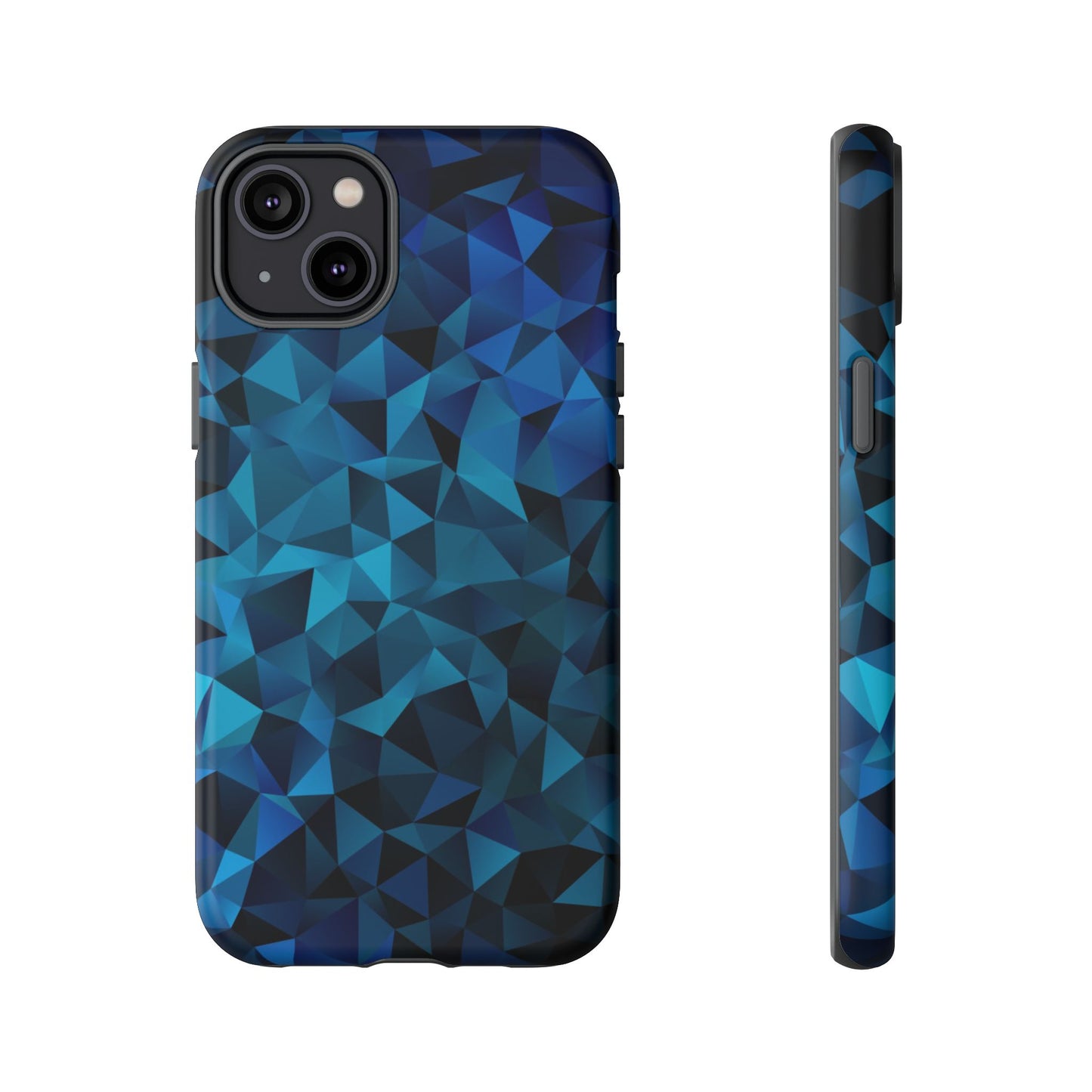 Blue Diamonds: Phone Case with Elegant Prints for iPhone, Samsung Galaxy and Google Pixel devices