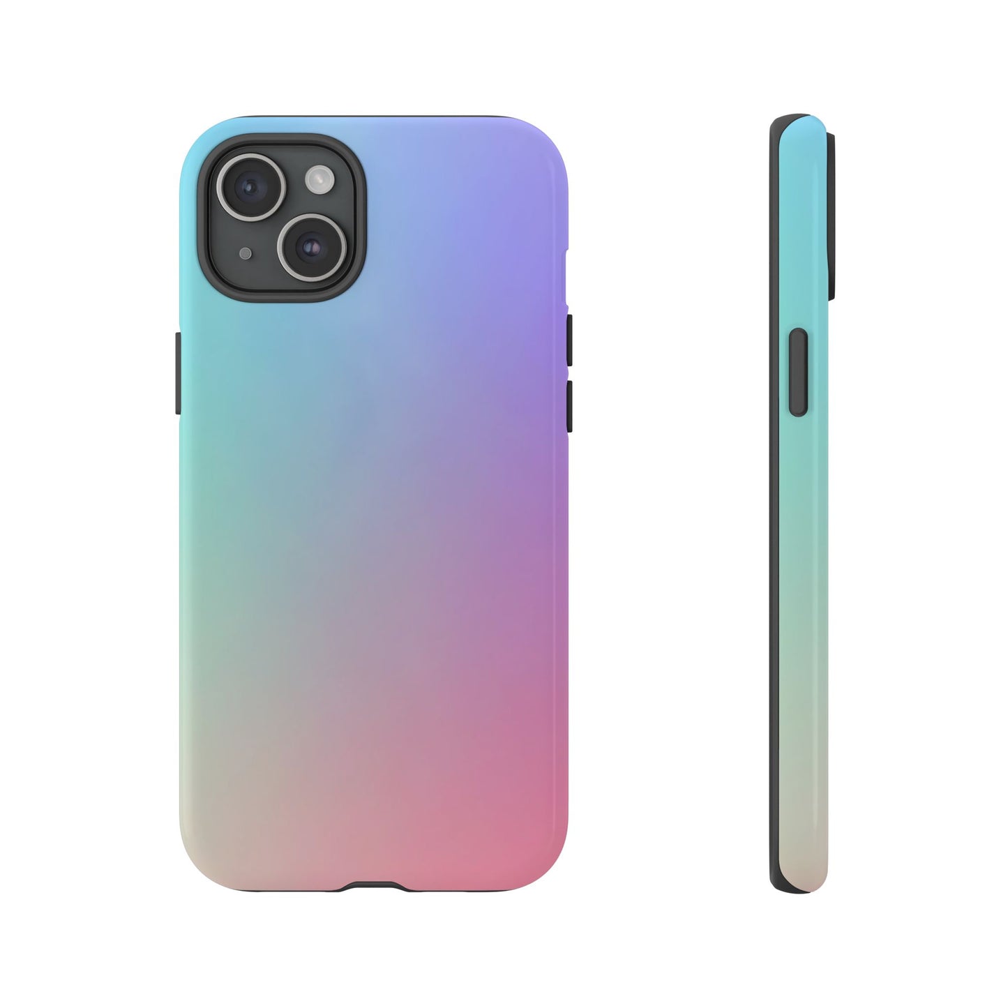 Cotton Candy: Quadcolor Pastel Gradient Tough Case for iPhone, Samsung Galaxy and Google Pixel devices