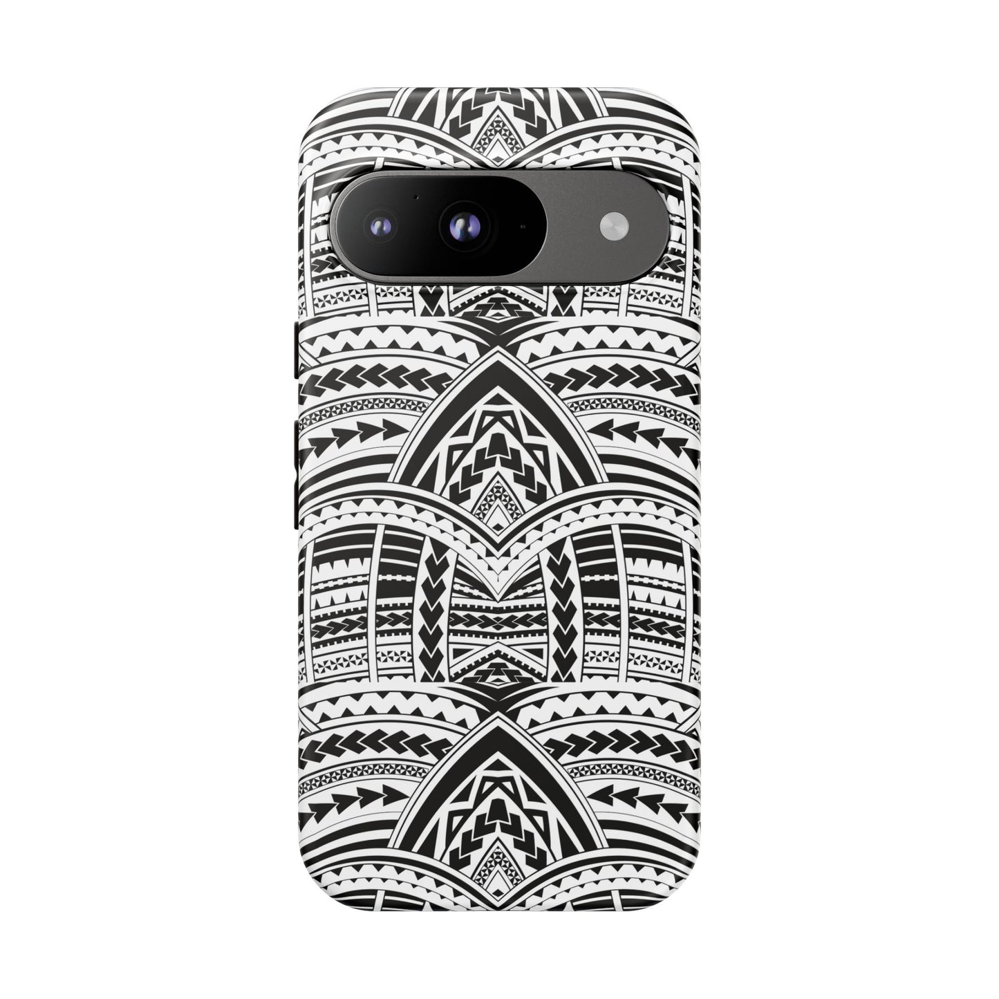 Tatoeage: telefoonhoesje met tribalpatroon voor iPhone, Samsung Galaxy en Google Pixel
