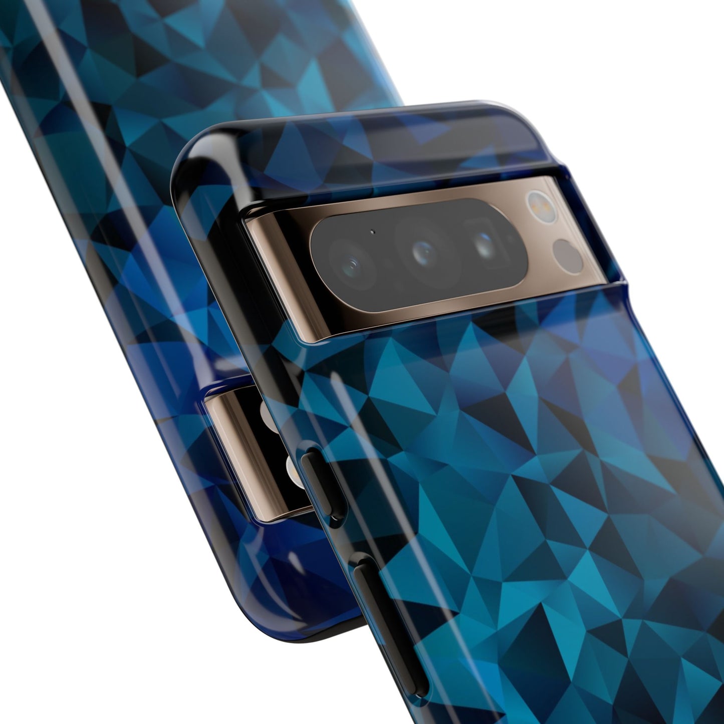 Blue Diamonds: Phone Case with Elegant Prints for iPhone, Samsung Galaxy and Google Pixel devices
