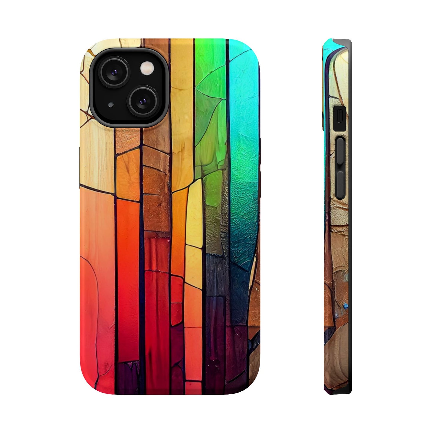 Stained Glass Design MagSafe Case for iPhone