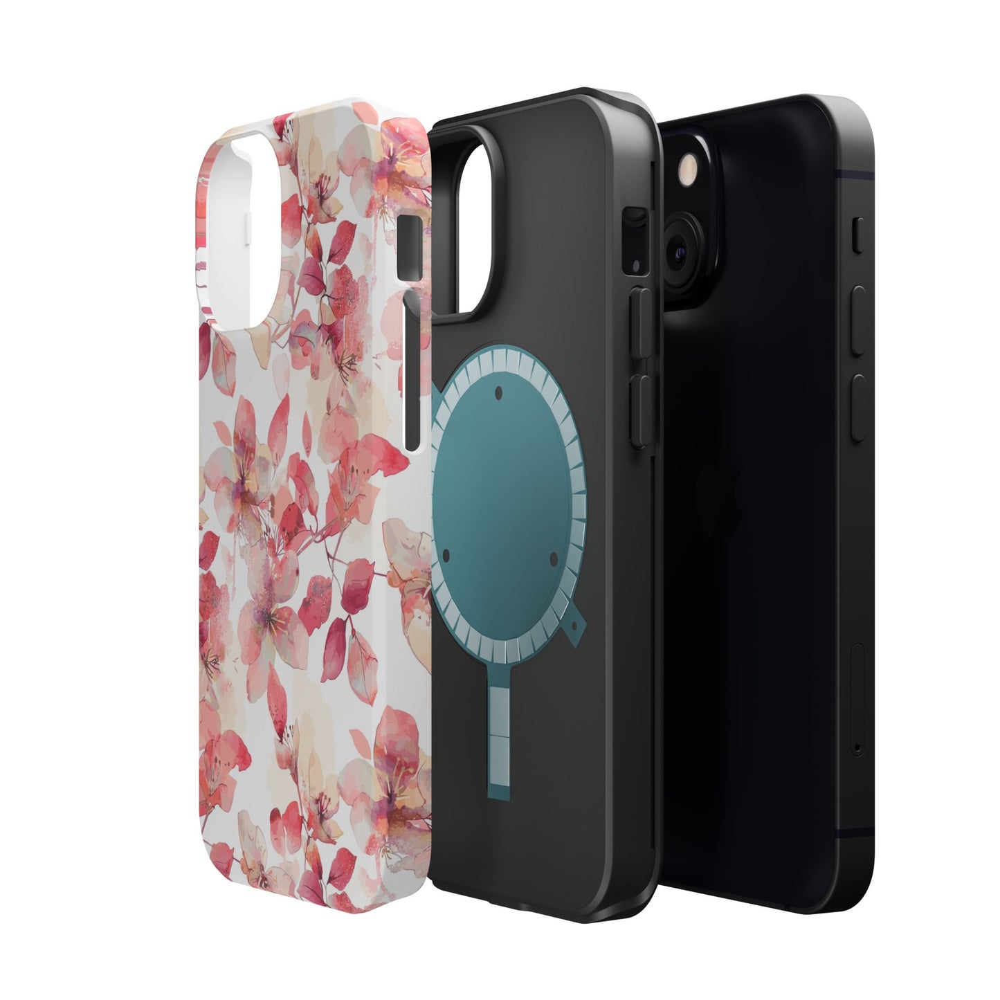 Watercolor Flowers: MagSafe case for iPhone