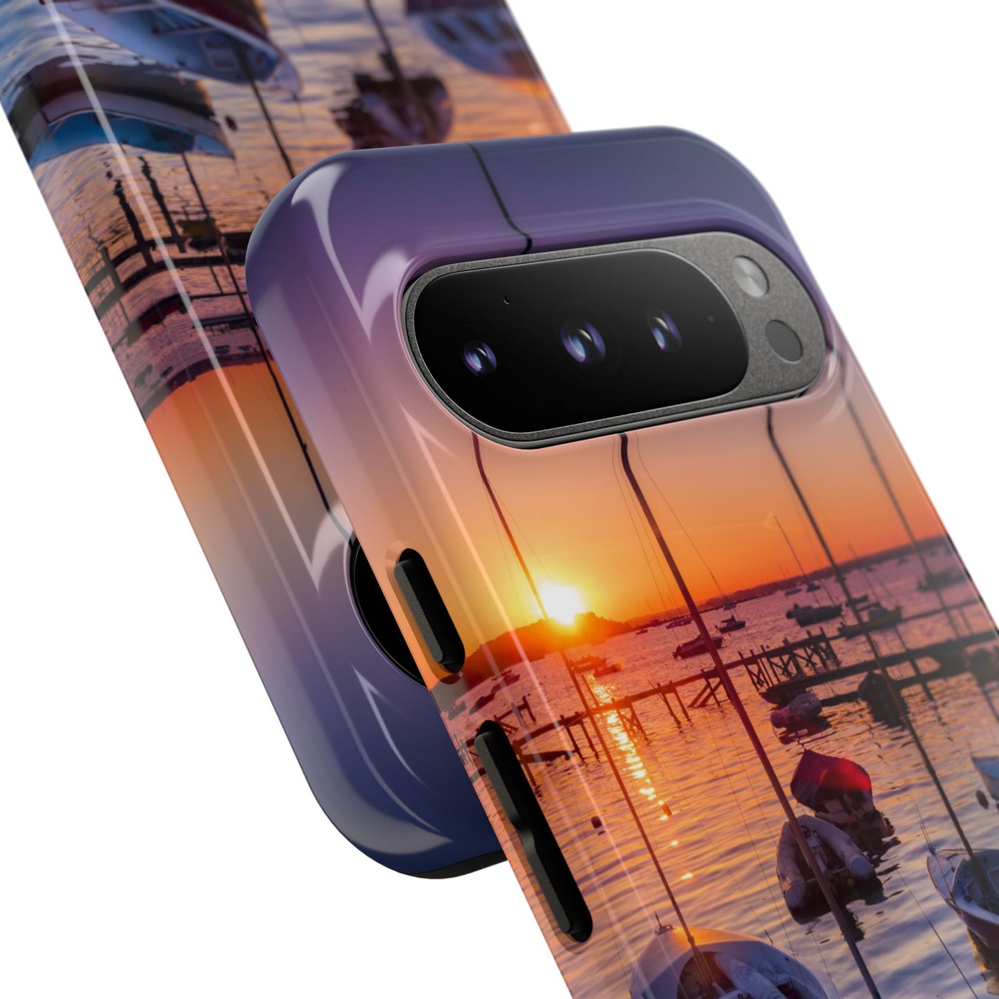 Fortune Favors the Bold: Sunset Sail Phone Case for iPhone, Samsung Galaxy and Google Pixel devices