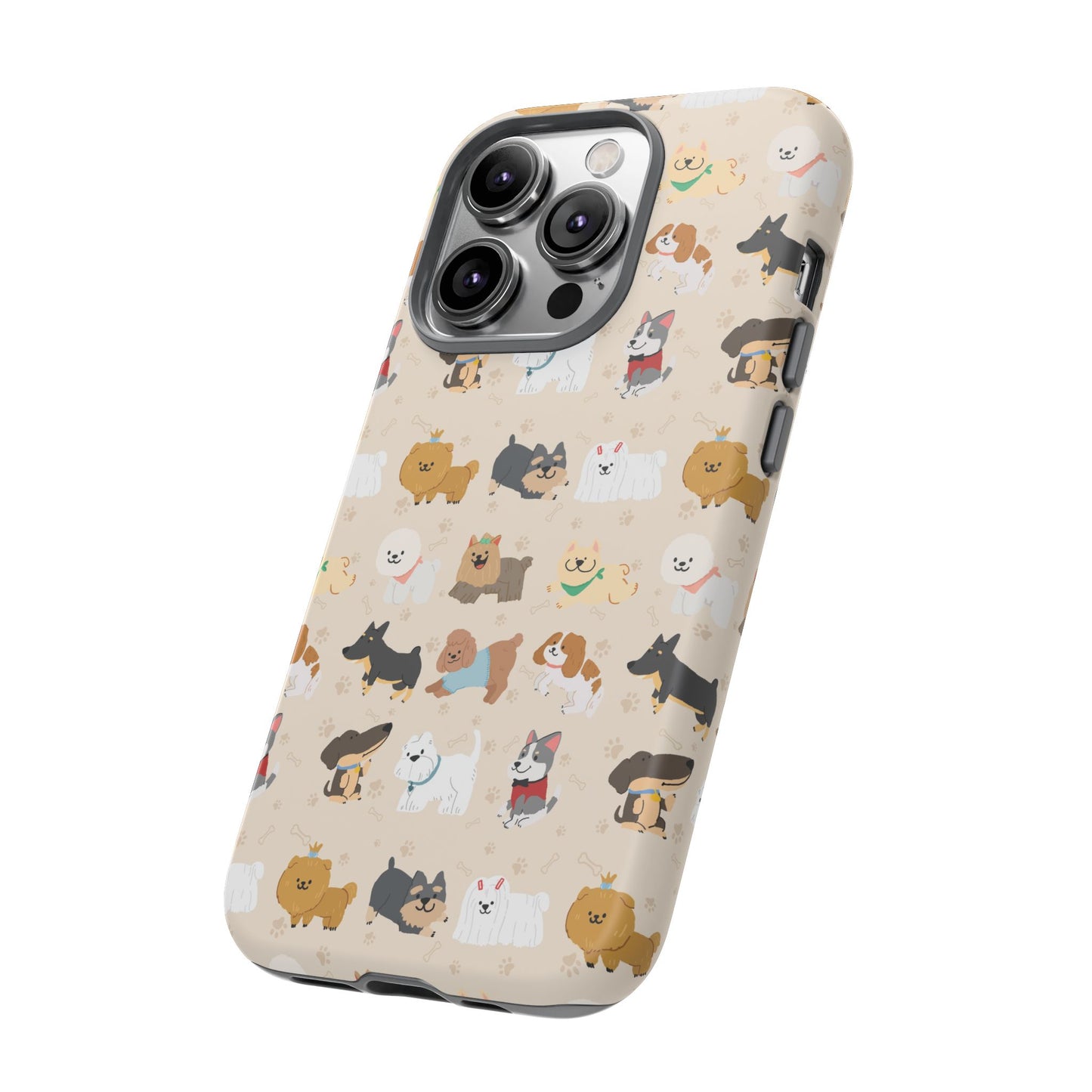 Cute Dogs: Tough Case for iPhone, Samsung Galaxy and Google Pixel devices