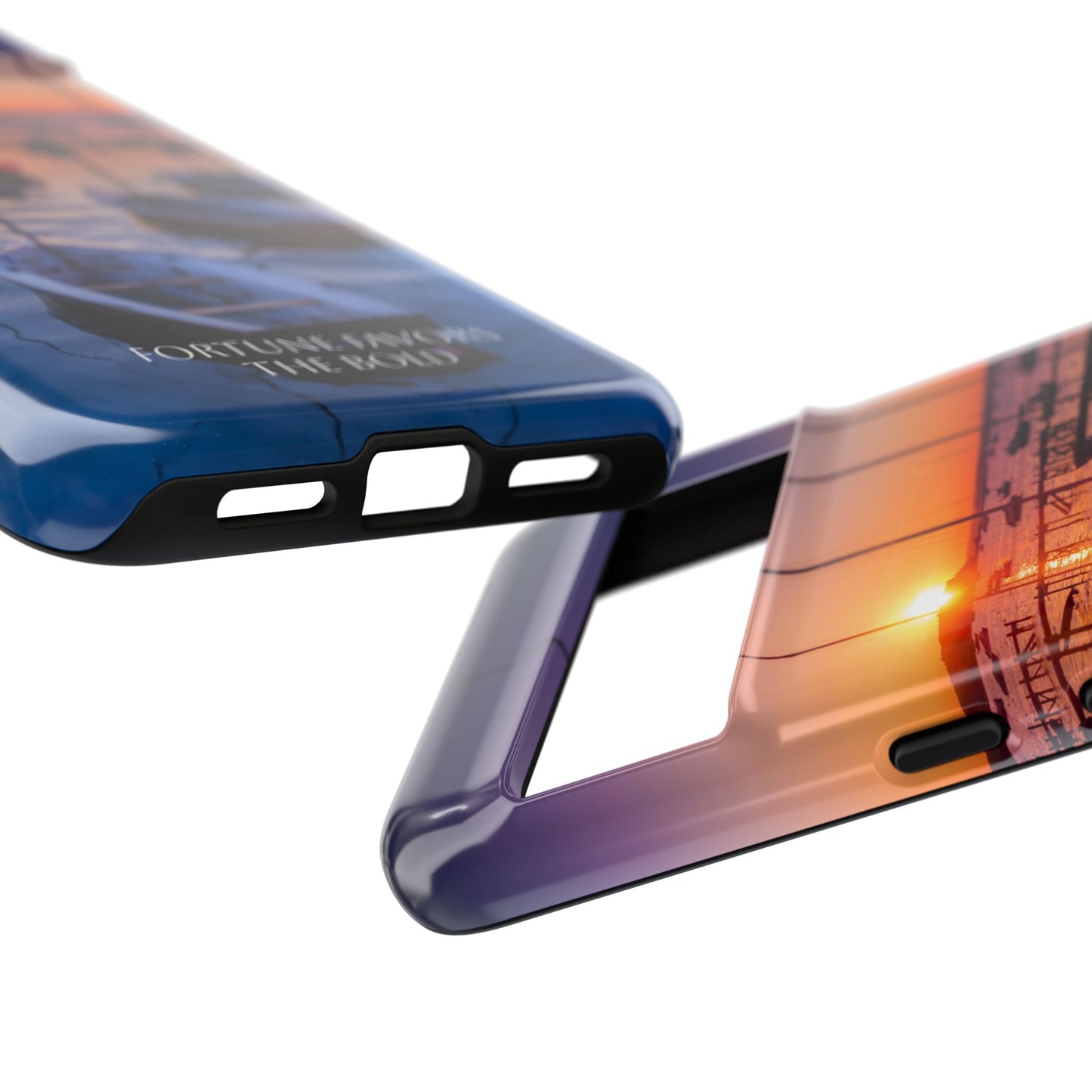 Fortune Favors the Bold: Sunset Sail Phone Case for iPhone, Samsung Galaxy and Google Pixel devices
