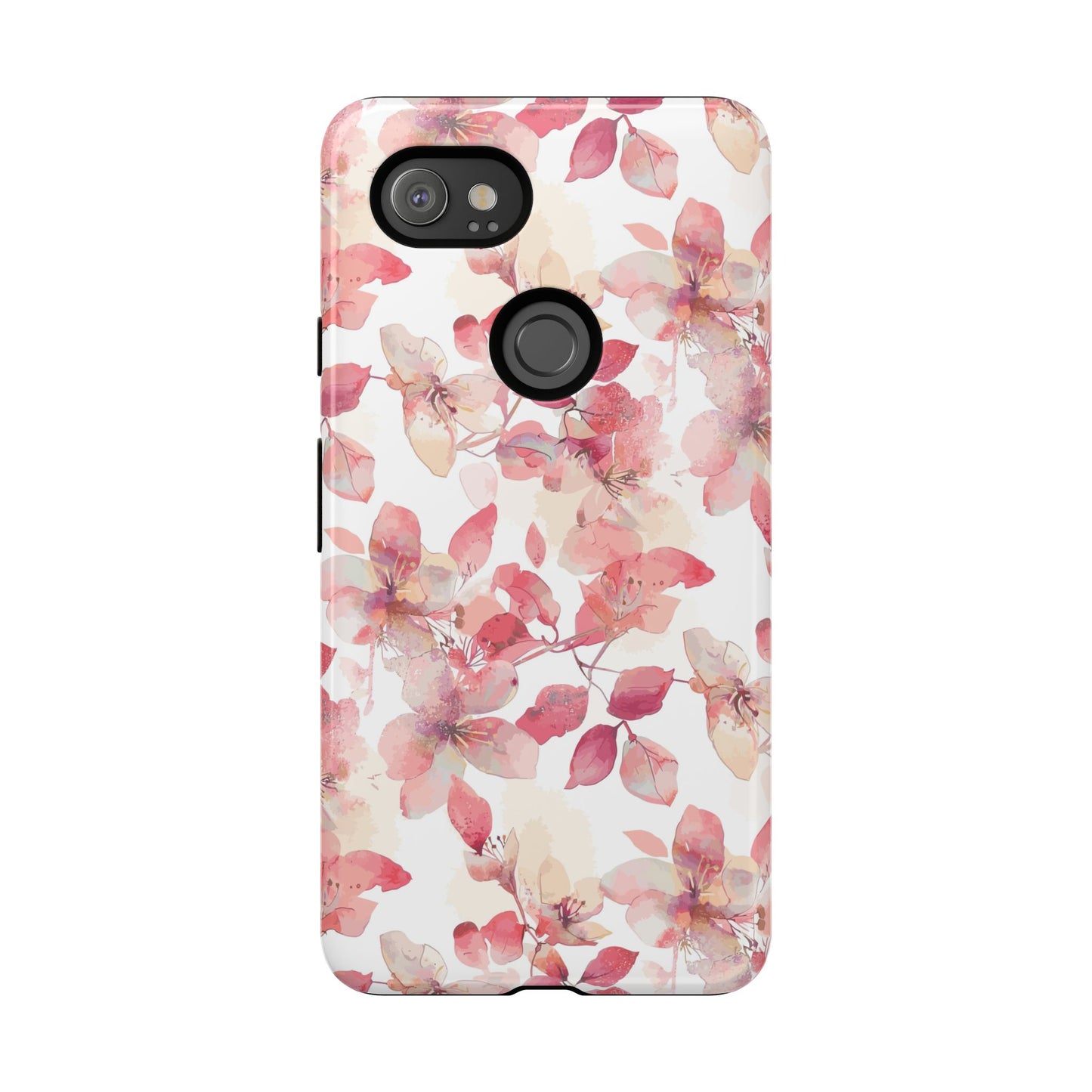 Watercolor Flowers: Tough Case for iPhone, Samsung Galaxy and Google Pixel devices