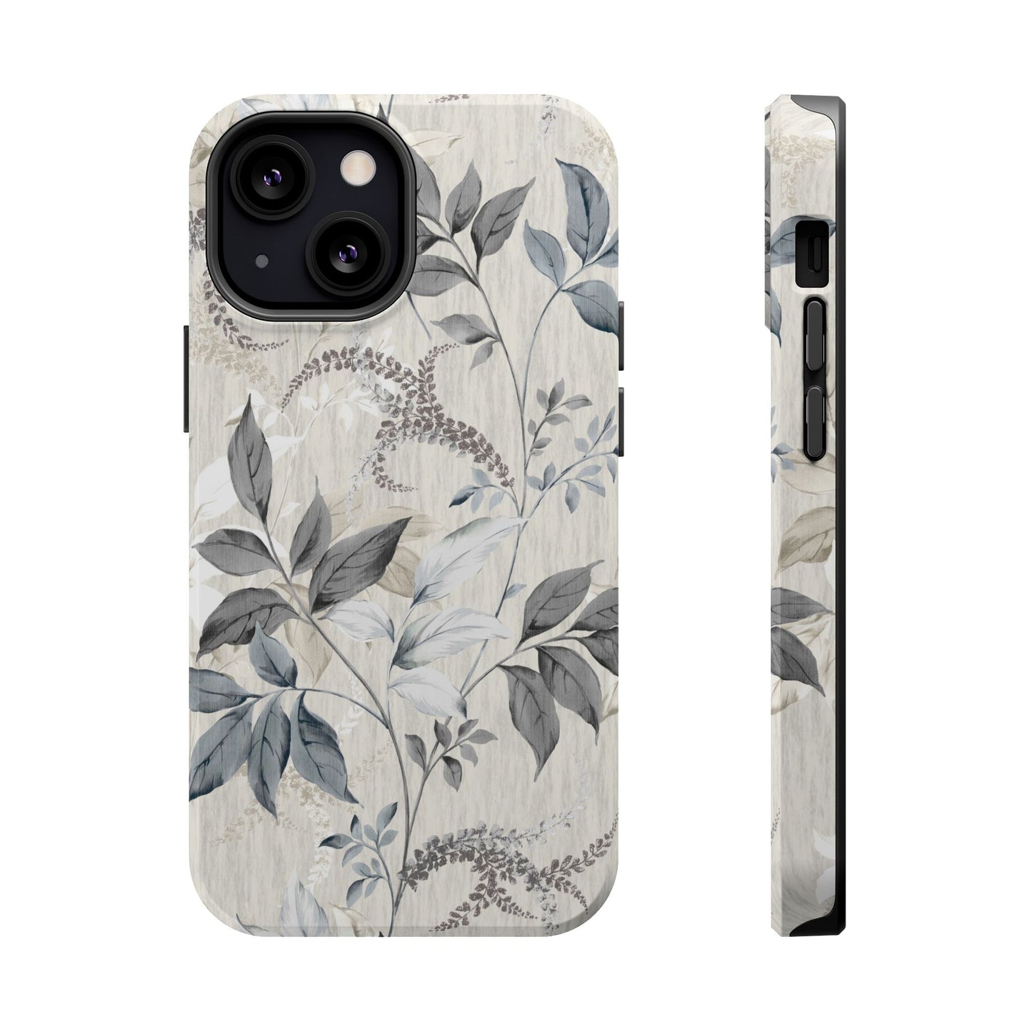 Luxury Leaves (MagSafe version): Artistic case for iPhone, Samsung Galaxy and Google Pixel