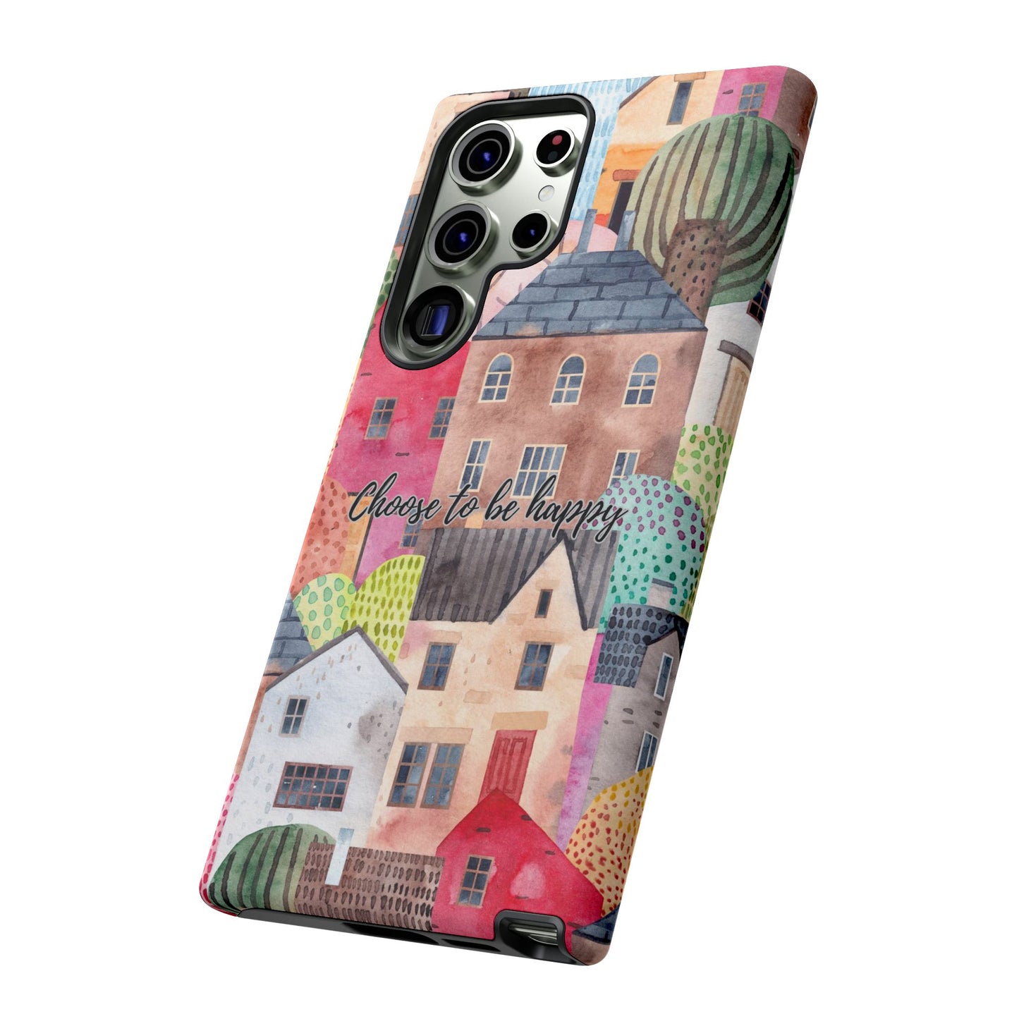 Choose to be Happy: Inspiring Case for iPhone, Samsung Galaxy and Google Pixel devices