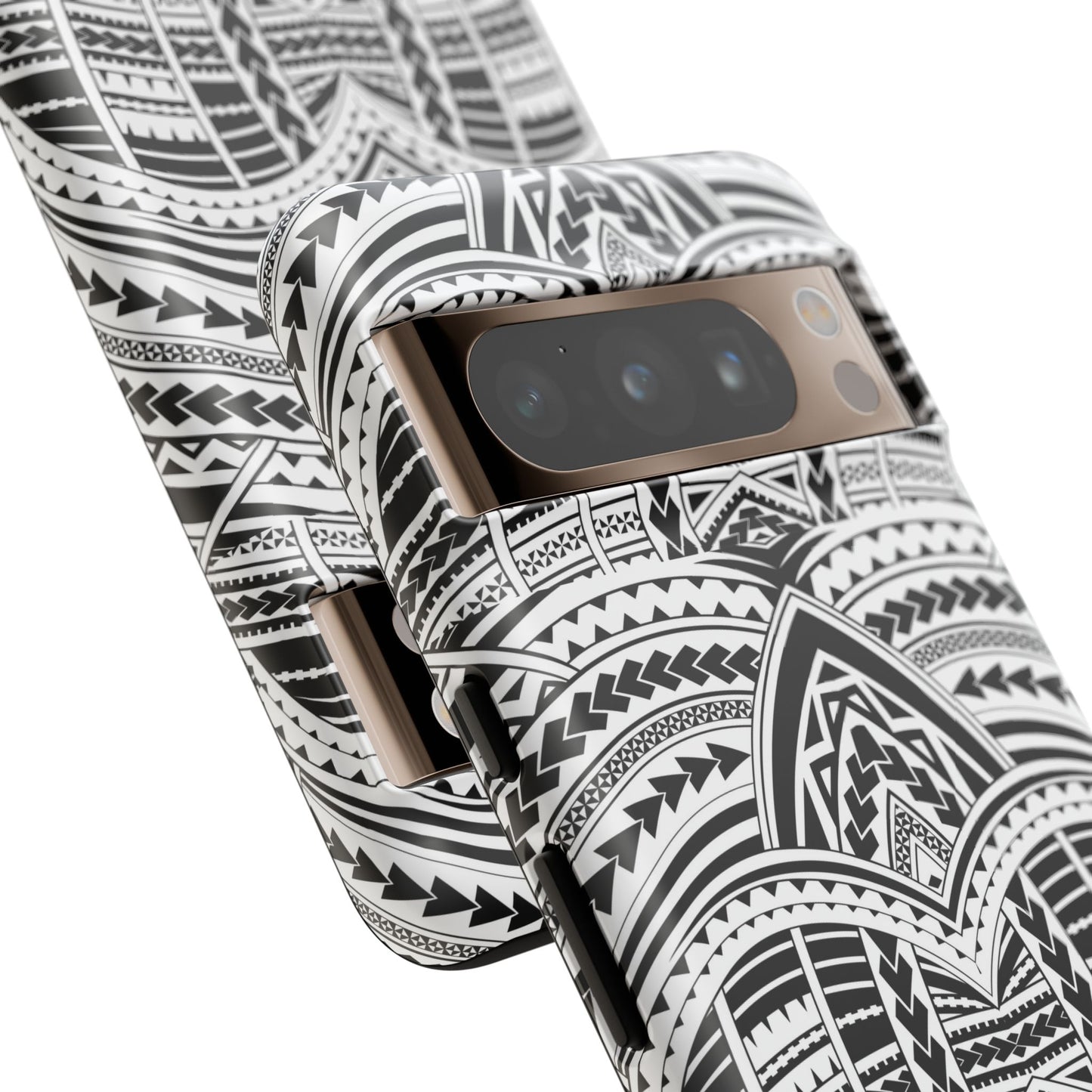 Tatoeage: telefoonhoesje met tribalpatroon voor iPhone, Samsung Galaxy en Google Pixel