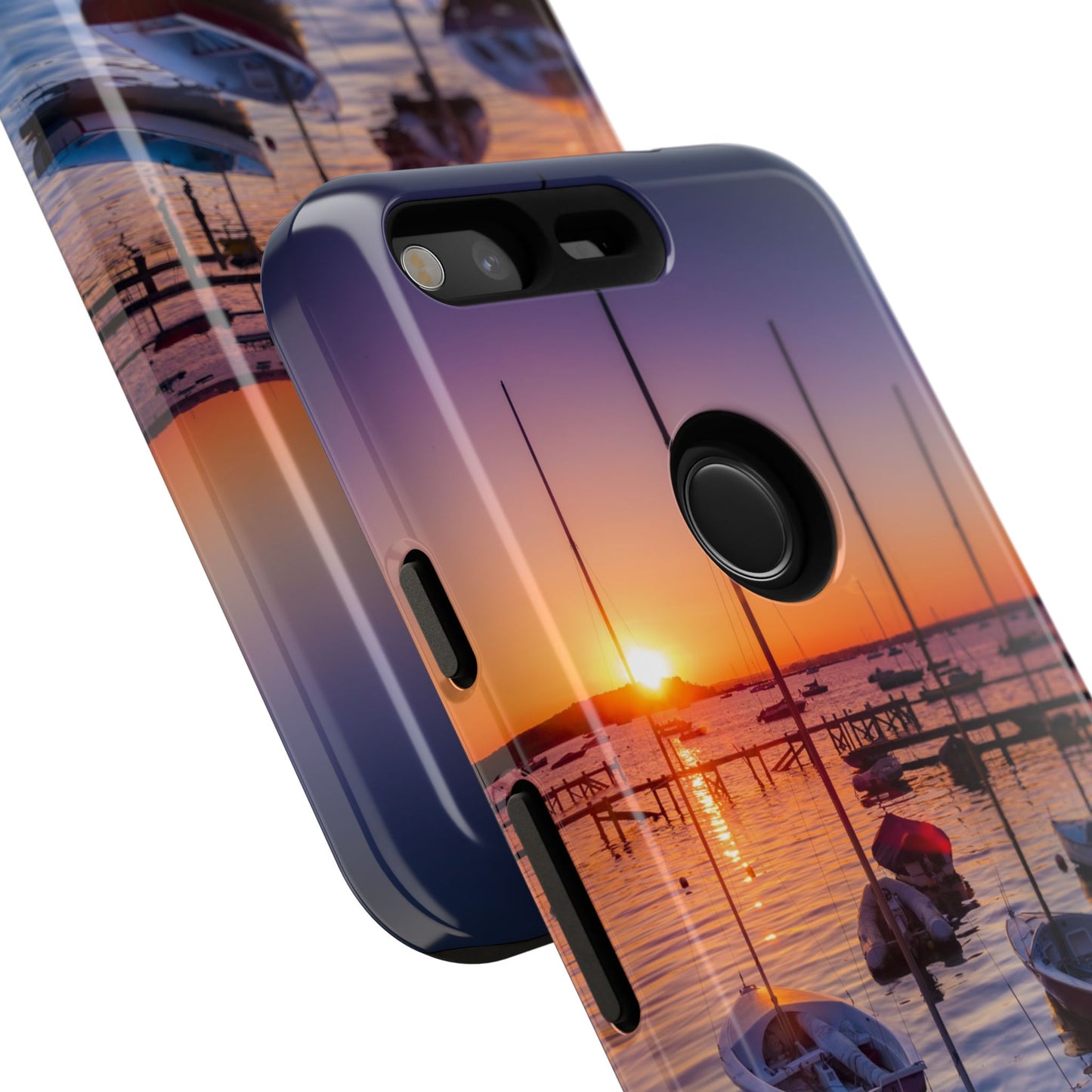 Fortune Favors the Bold: Sunset Sail Phone Case for iPhone, Samsung Galaxy and Google Pixel devices