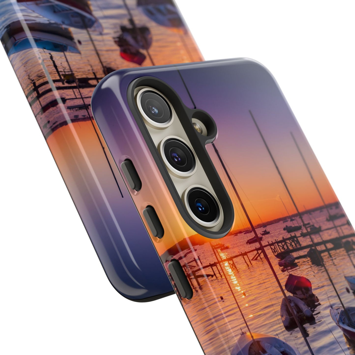 Fortune Favors the Bold: Sunset Sail Phone Case for iPhone, Samsung Galaxy and Google Pixel devices
