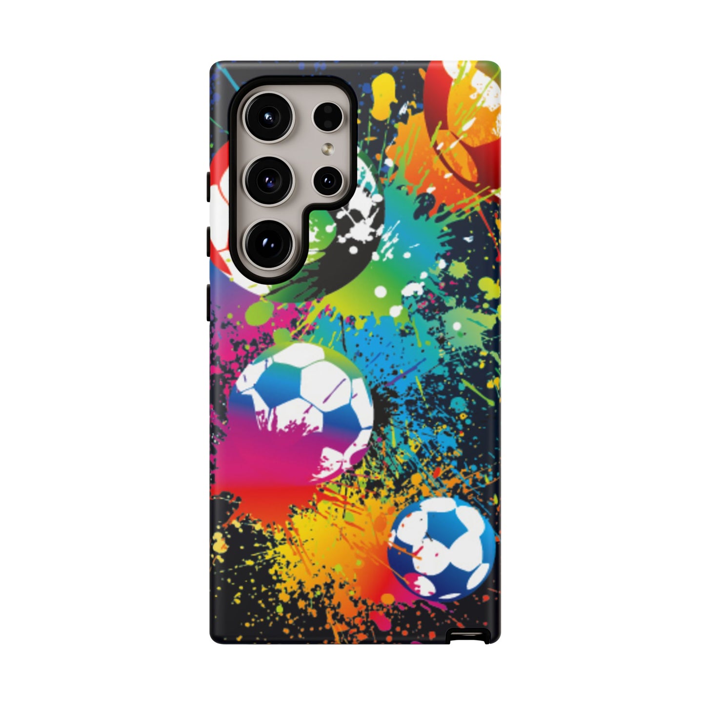 Footballer's Phone Case: Vibrant Case for iPhone, Samsung Galaxy and Google Pixel devices