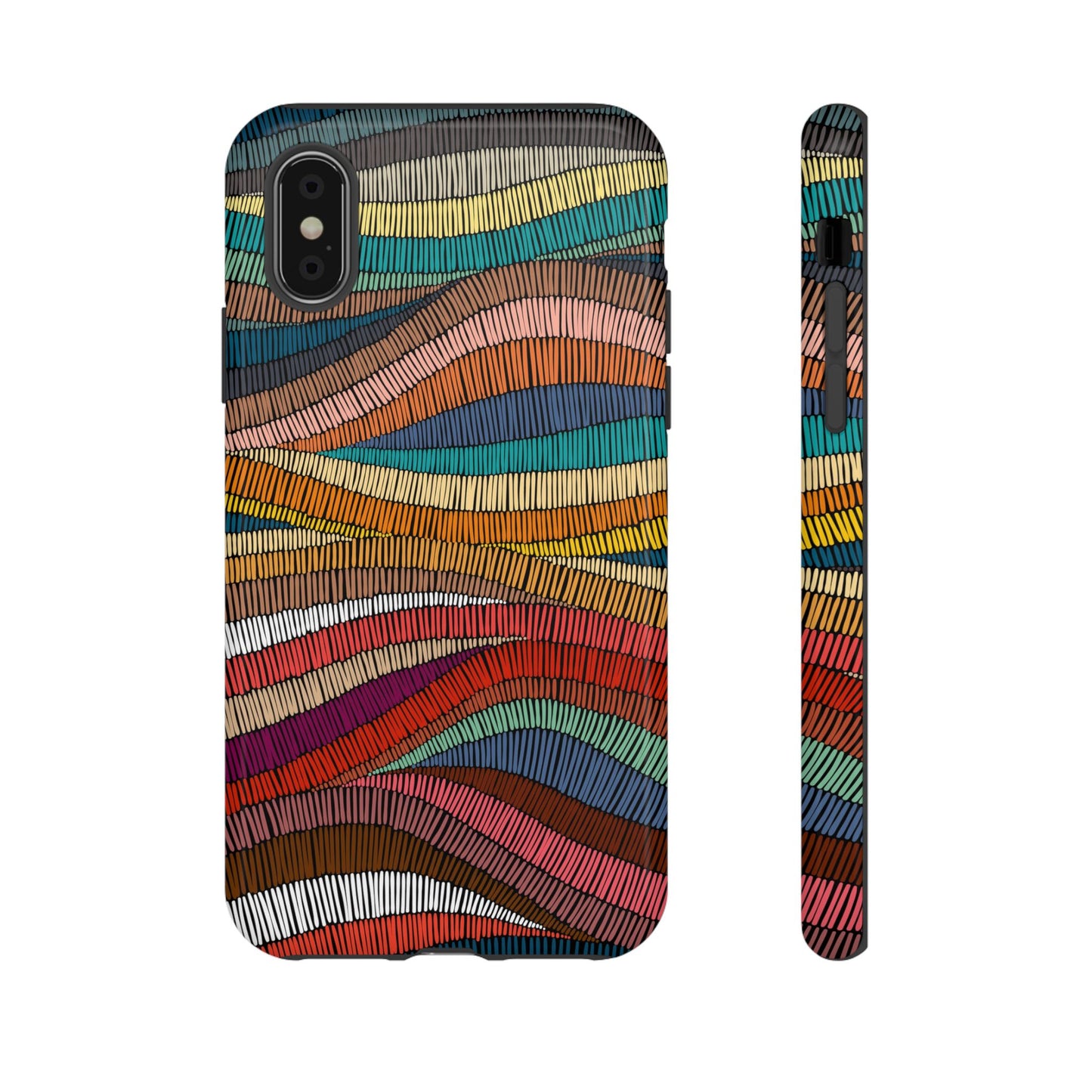 Threaded Harmony: Tapestry-inspired Phone Case for iPhone, Samsung Galaxy and Google Pixel devices