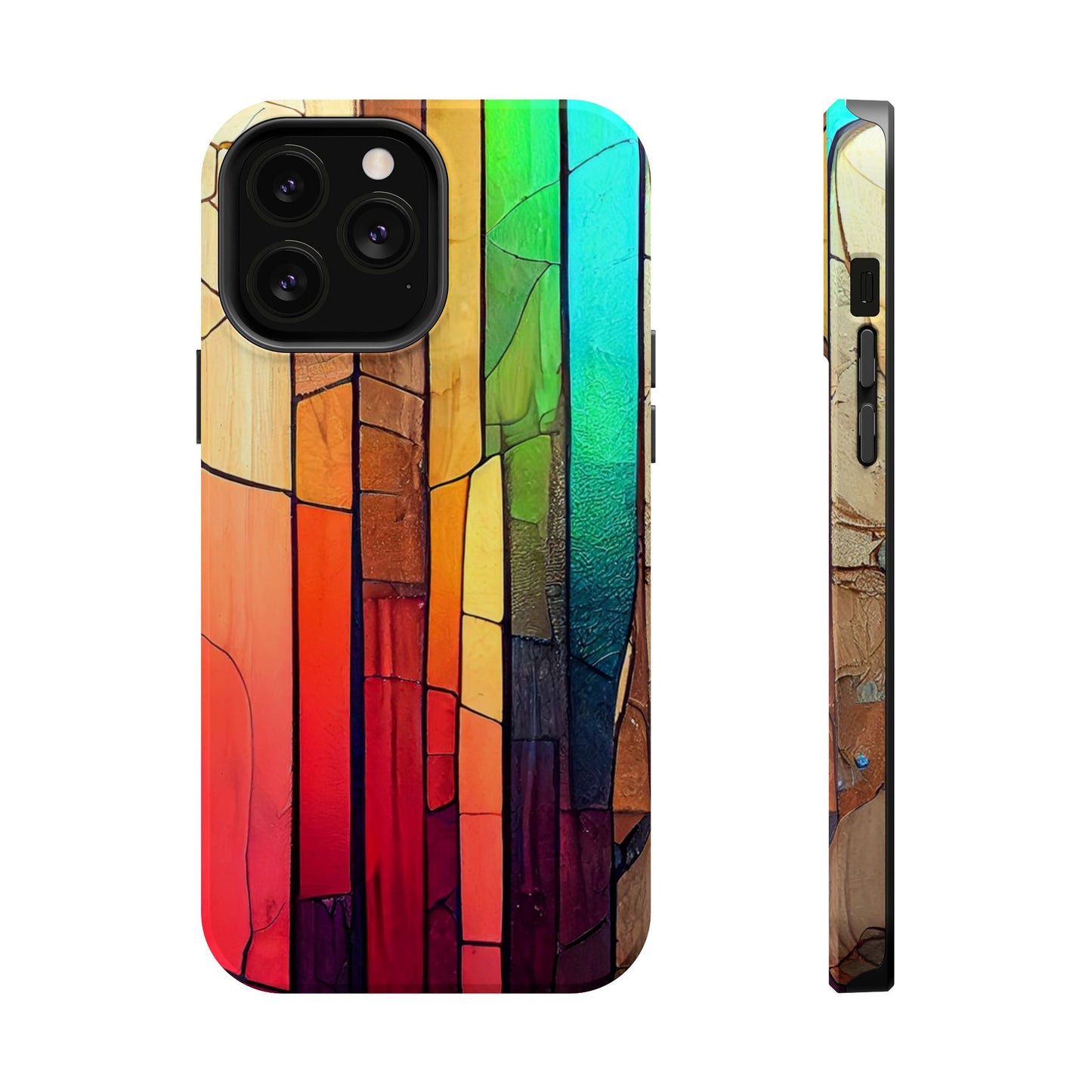Stained Glass Design MagSafe Case for iPhone