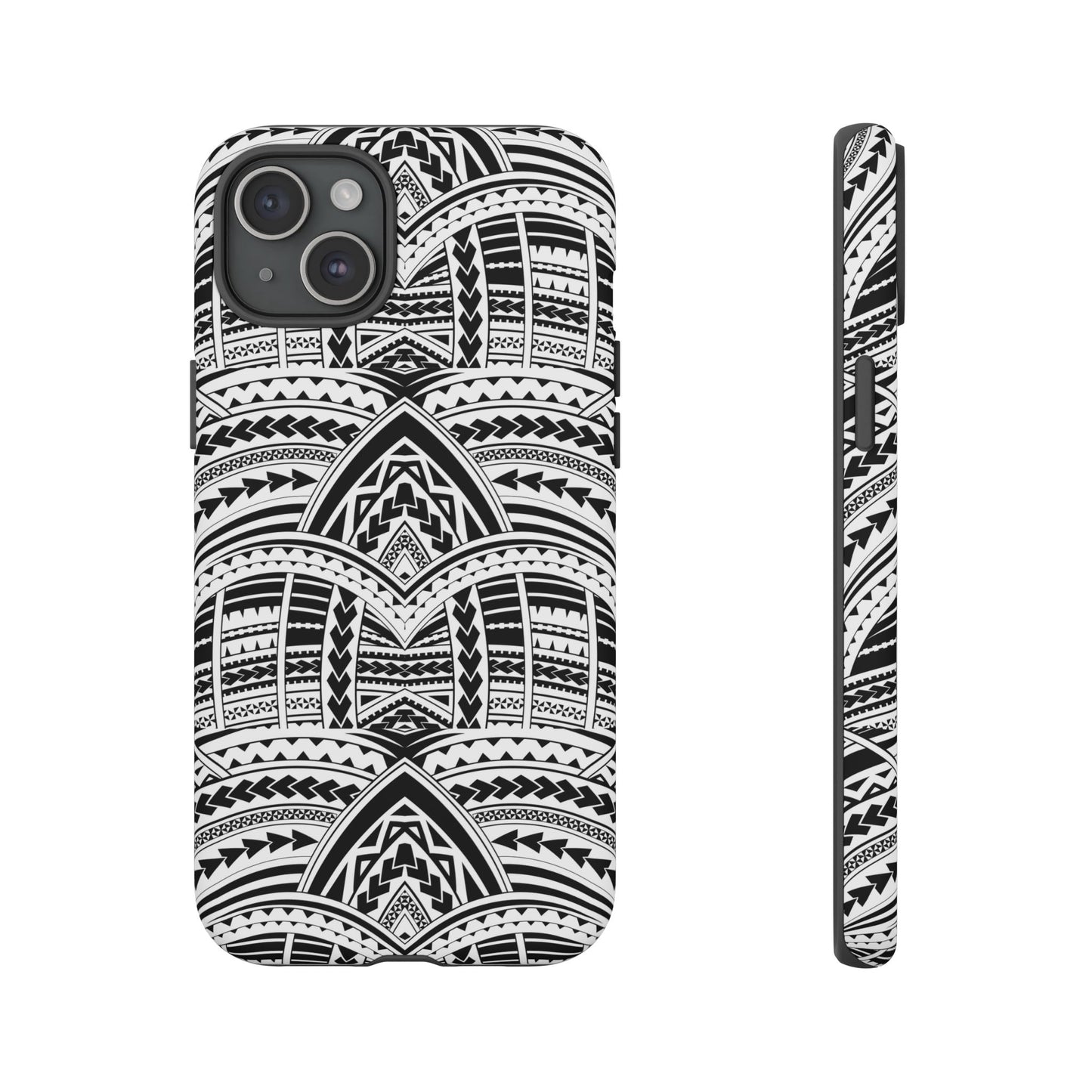 Tatoeage: telefoonhoesje met tribalpatroon voor iPhone, Samsung Galaxy en Google Pixel