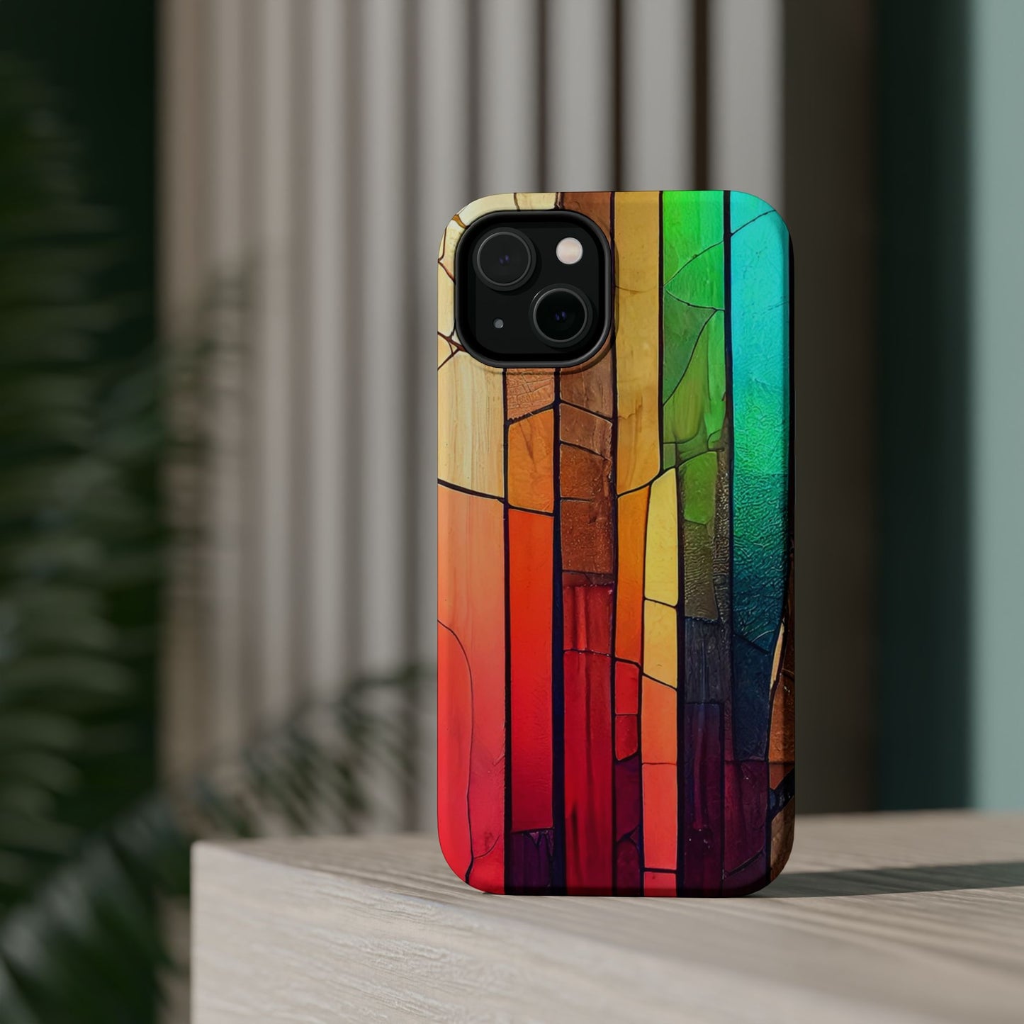 Stained Glass Design MagSafe Case for iPhone