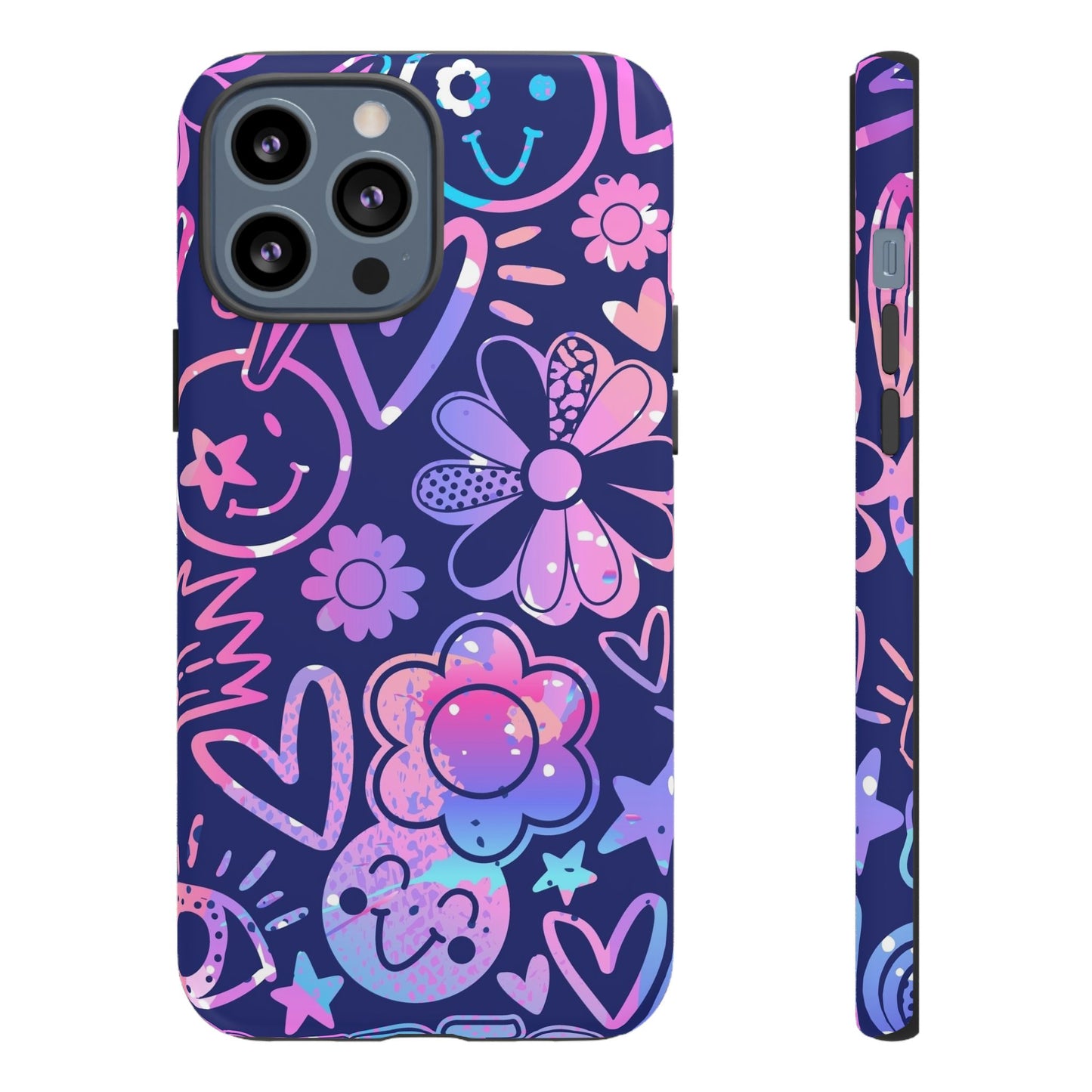 Live Inspired: Purple Tough Case for iPhone, Samsung Galaxy and Google Pixel devices