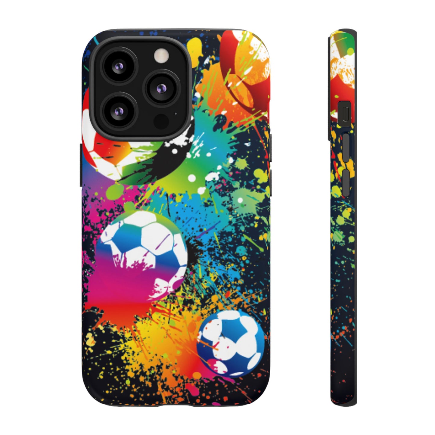 Footballer's Phone Case: Vibrant Case for iPhone, Samsung Galaxy and Google Pixel devices