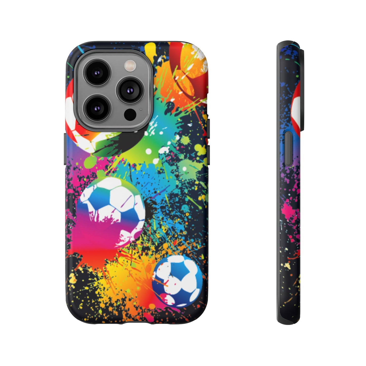 Footballer's Phone Case: Vibrant Case for iPhone, Samsung Galaxy and Google Pixel devices