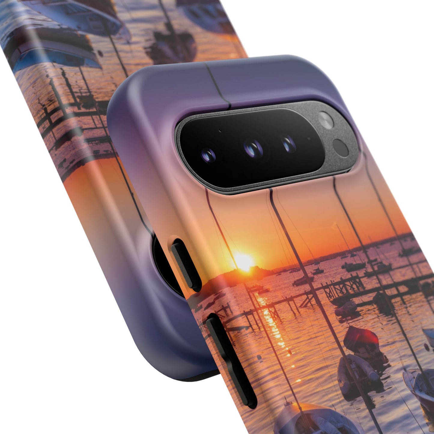 Fortune Favors the Bold: Sunset Sail Phone Case for iPhone, Samsung Galaxy and Google Pixel devices