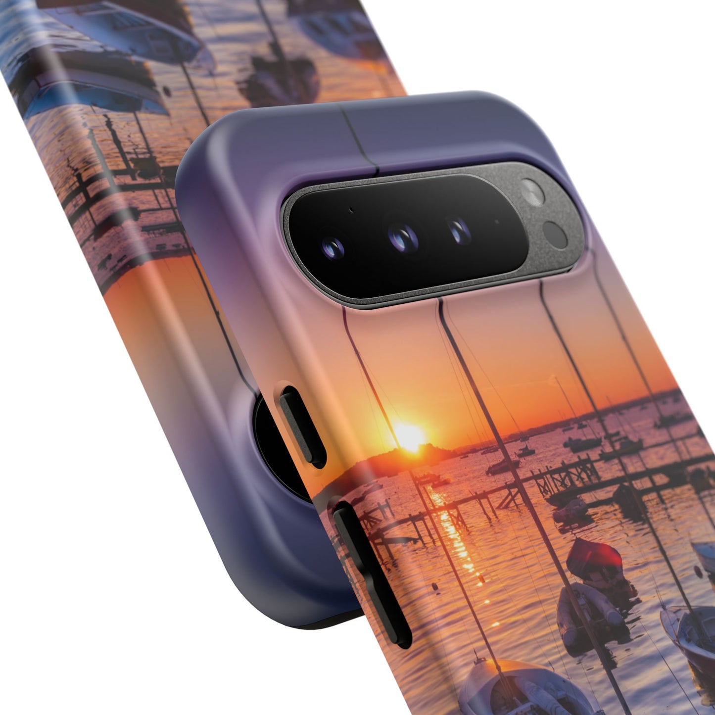 Fortune Favors the Bold: Sunset Sail Phone Case for iPhone, Samsung Galaxy and Google Pixel devices